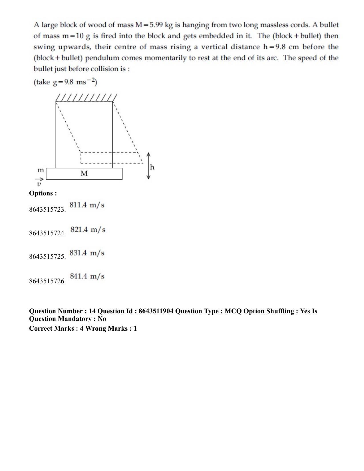 JEE Mains 2021: BTech ET (Shift 2) 16-03-2021 Question Paper - Page 15