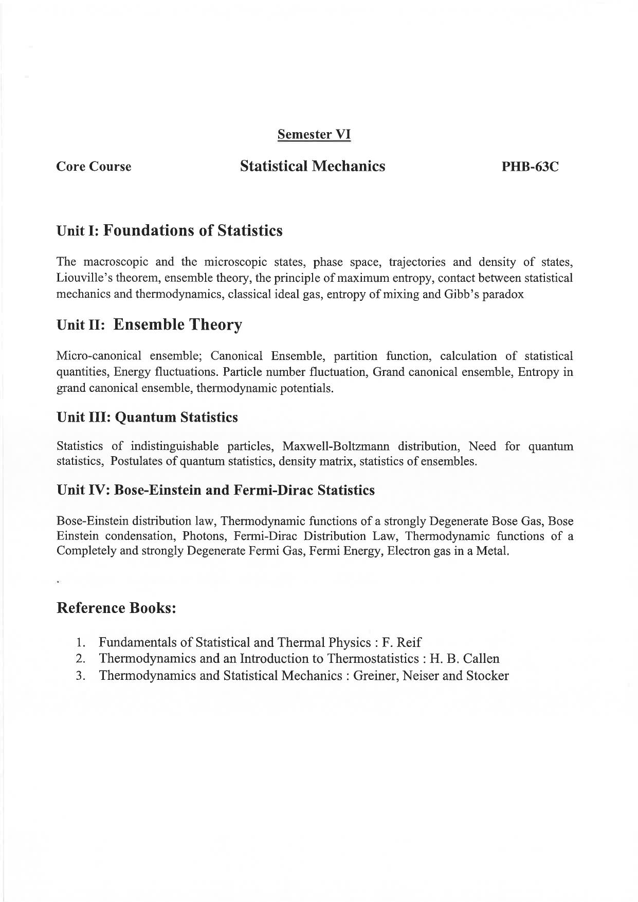 JMI Entrance Exam M25-M.Sc. (Physics) Syllabus - Page 26