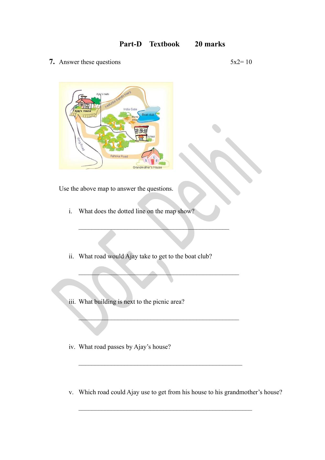 Edudel Class 5 English (2023-24) Practice Paper 1 - Page 6