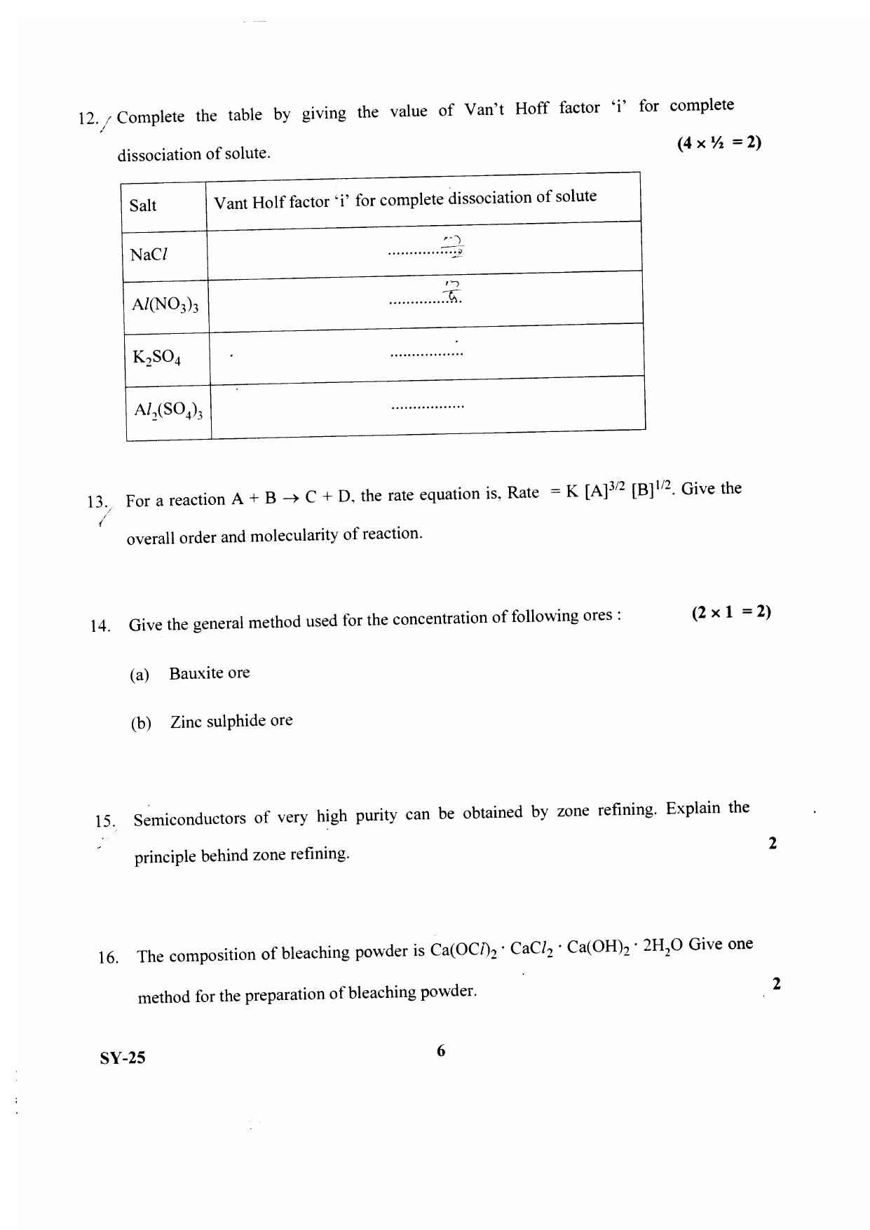 Kerala Plus Two 2020 Chemistry Annual Question Paper - Page 4