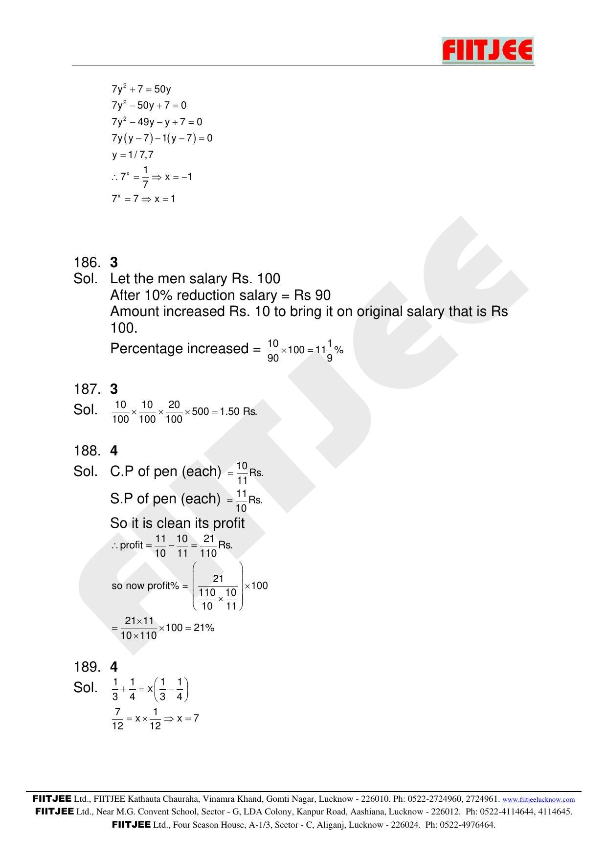 Uttar Pradesh NTSE 2021 SAT Answer Key - Page 3