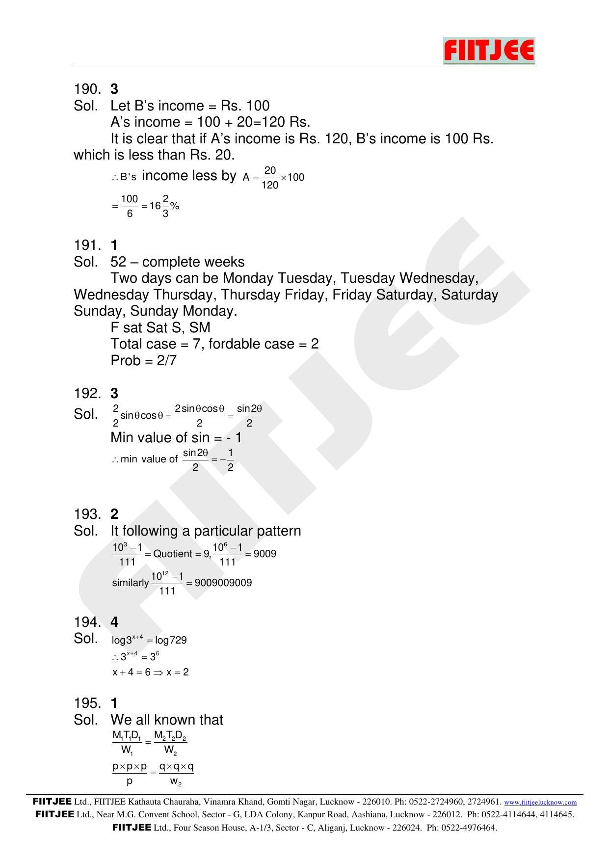 Uttar Pradesh NTSE 2021 SAT Answer Key - Page 4