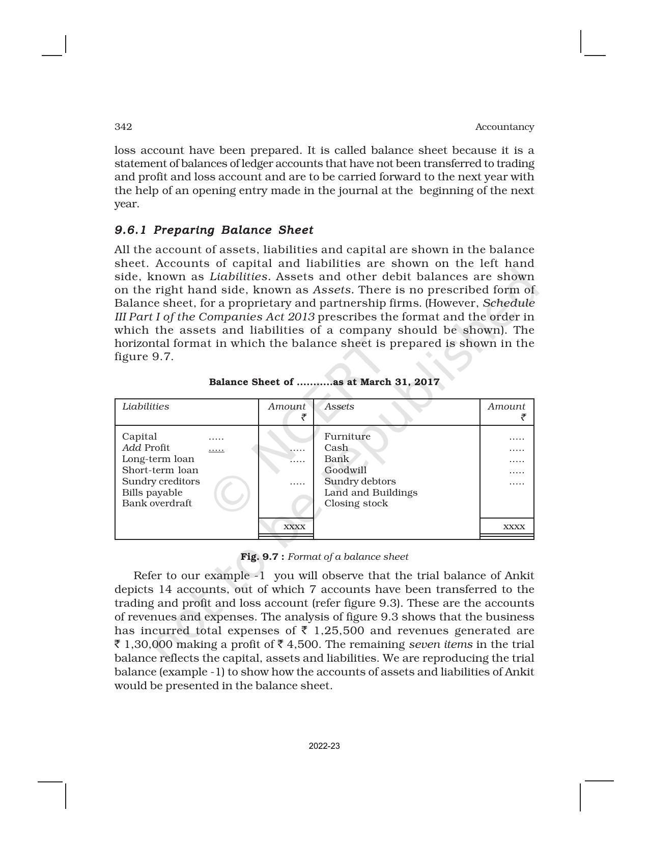 NCERT Book for Class 11 Accountancy (Part-II) Chapter 9 Financial Statements – I - Page 24