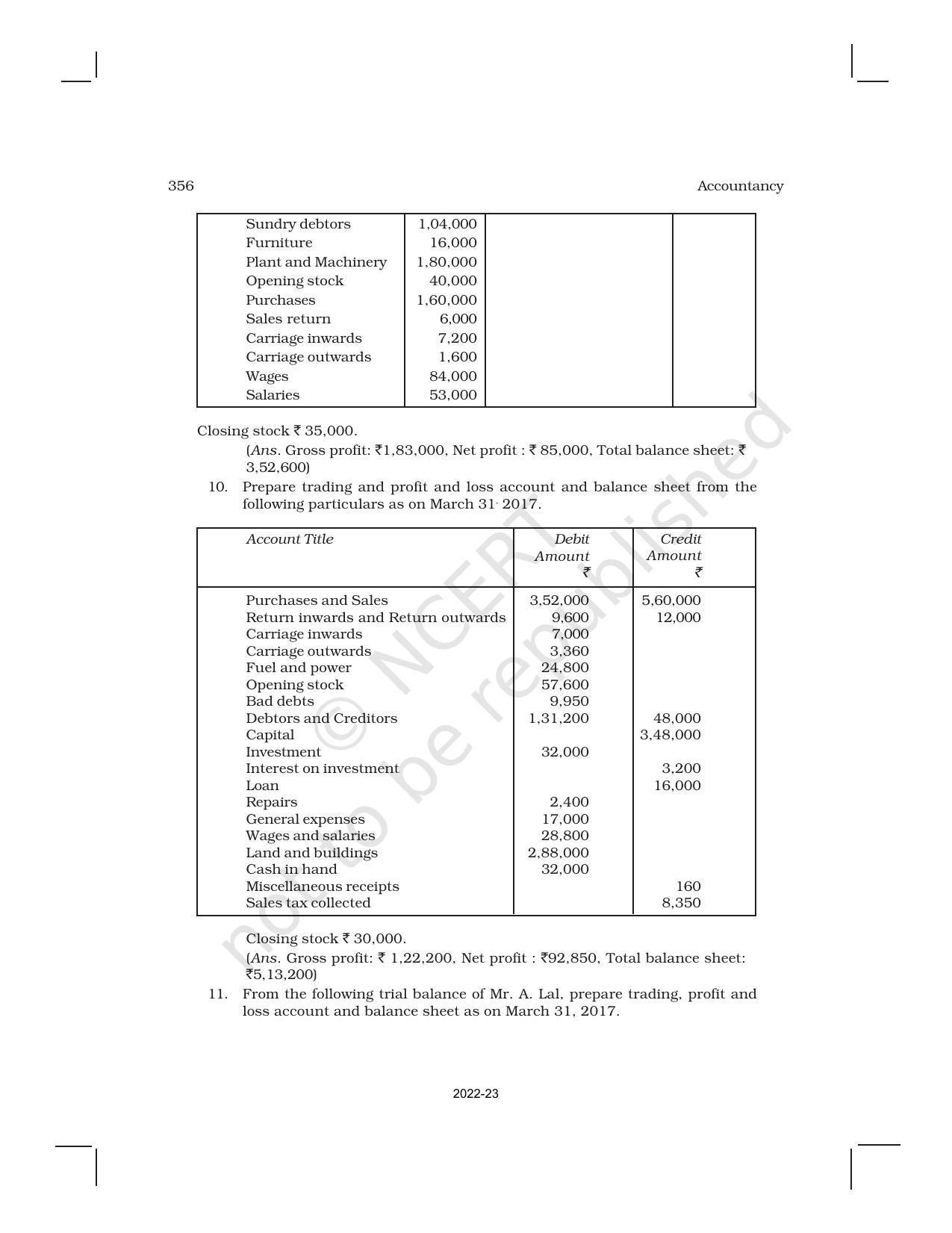 NCERT Book for Class 11 Accountancy (Part-II) Chapter 9 Financial Statements – I - Page 38