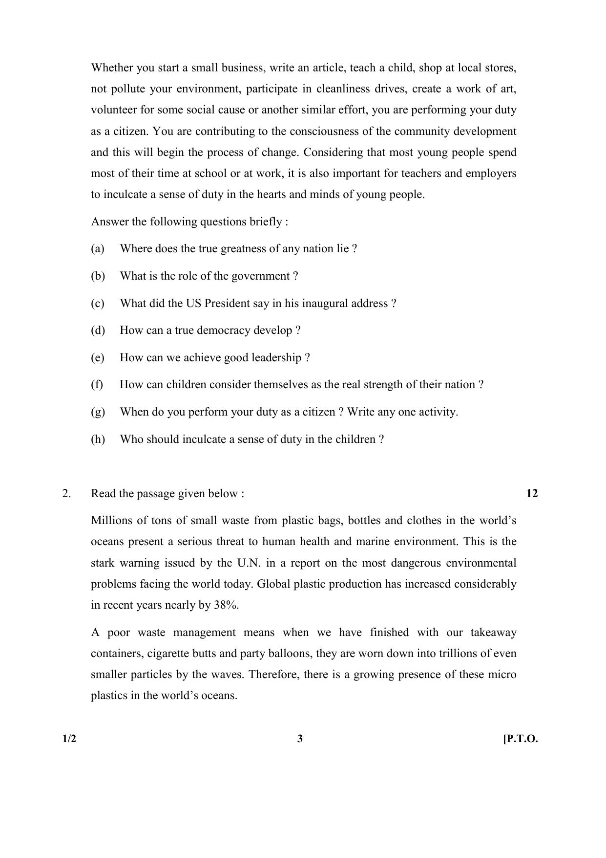 CBSE Class 10 1-2 (English) 2017-comptt Question Paper - Page 3