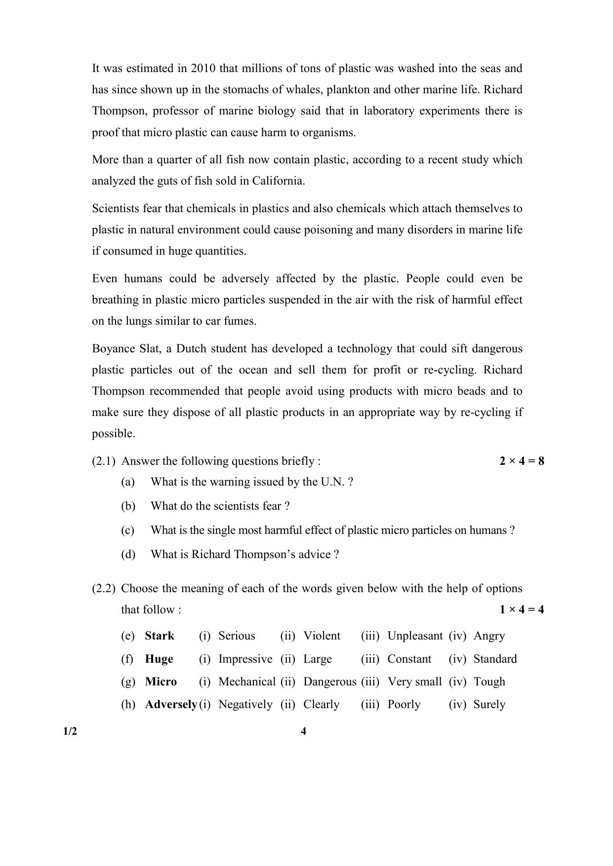 CBSE Class 10 1-2 (English) 2017-comptt Question Paper - Page 4