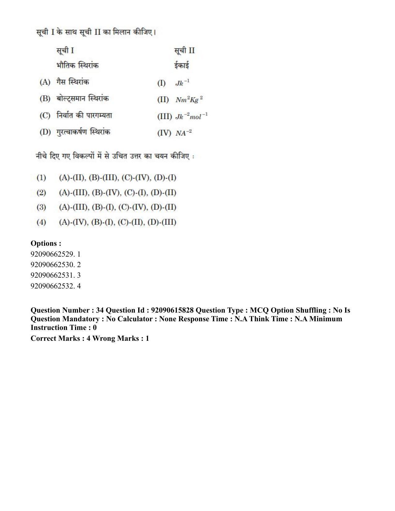 CUET PG 2023: MTQP08 – Nano Science/Nano Technology(Eng) - Shift 3 (12-06-2023) Question Paper - Page 38