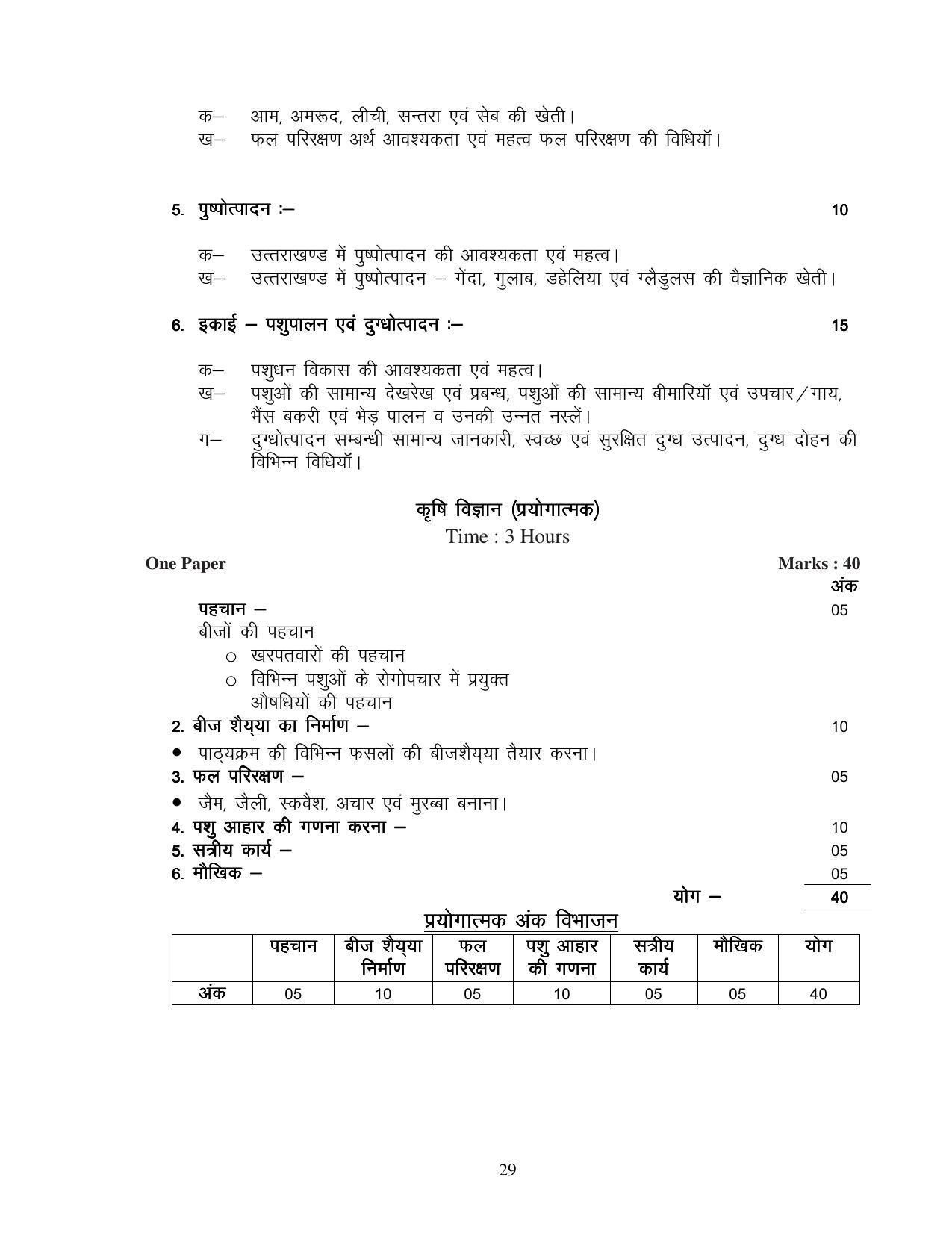 UBSE Class 10 Syllabus - Page 29