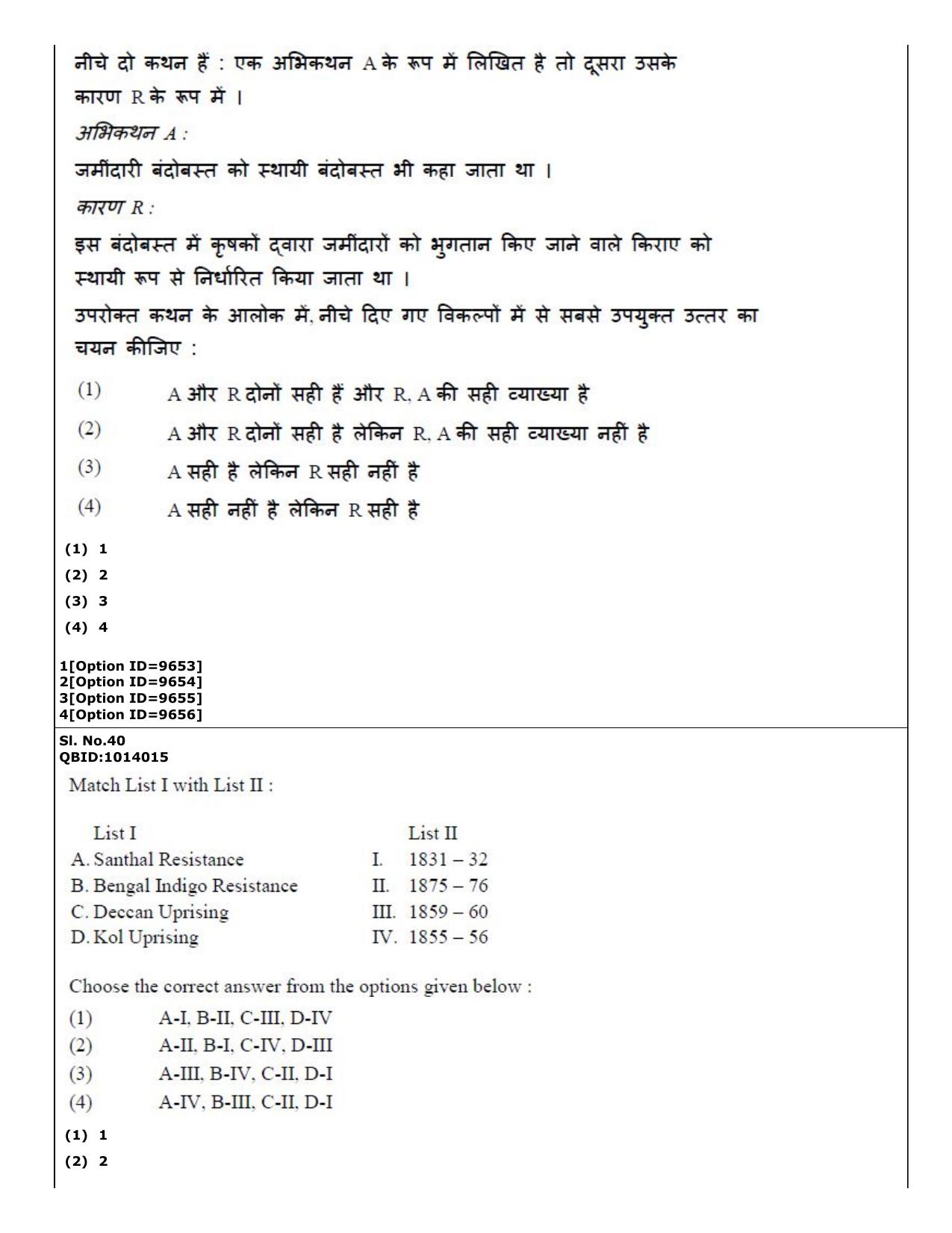 CUET (PG) 2022: PGQP-11 History (04-09-2022) Question Paper - Page 28