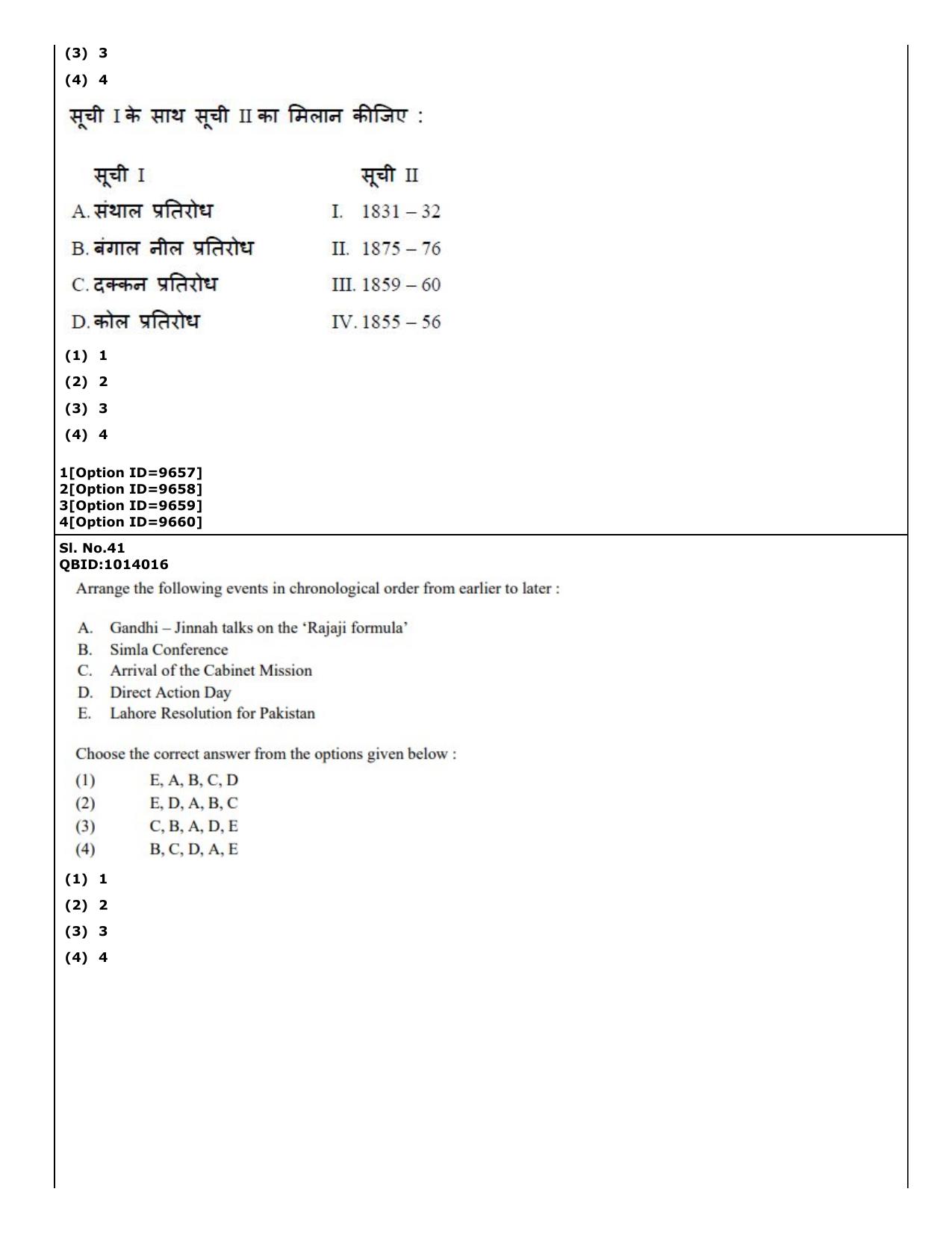 CUET (PG) 2022: PGQP-11 History (04-09-2022) Question Paper - Page 29