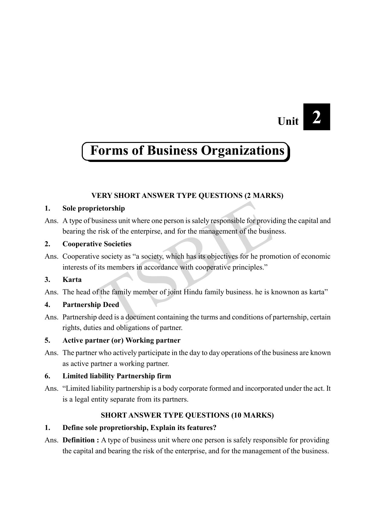 TS SCERT Inter 1st Year Commerce Path 1 (English Medium) Text Book - Page 10