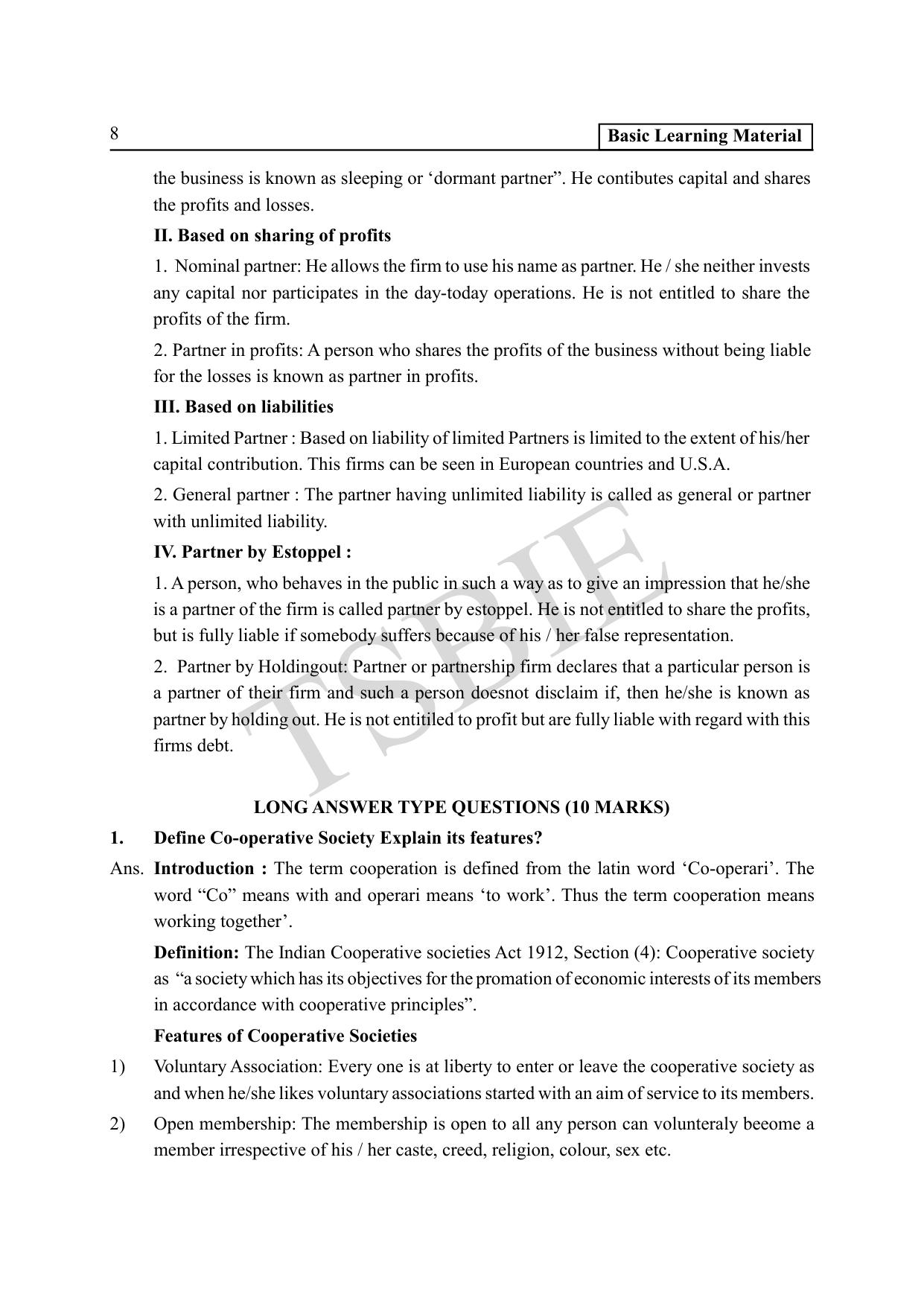 TS SCERT Inter 1st Year Commerce Path 1 (English Medium) Text Book - Page 13