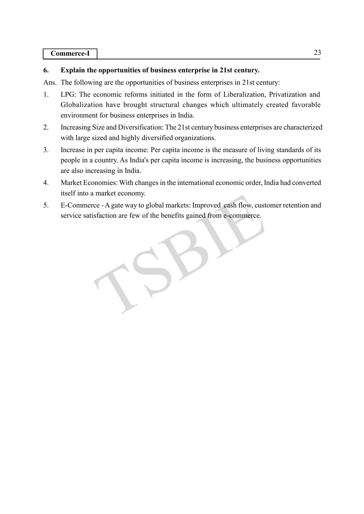TS SCERT Inter 1st Year Commerce Path 1 (English Medium) Text Book - Page 28