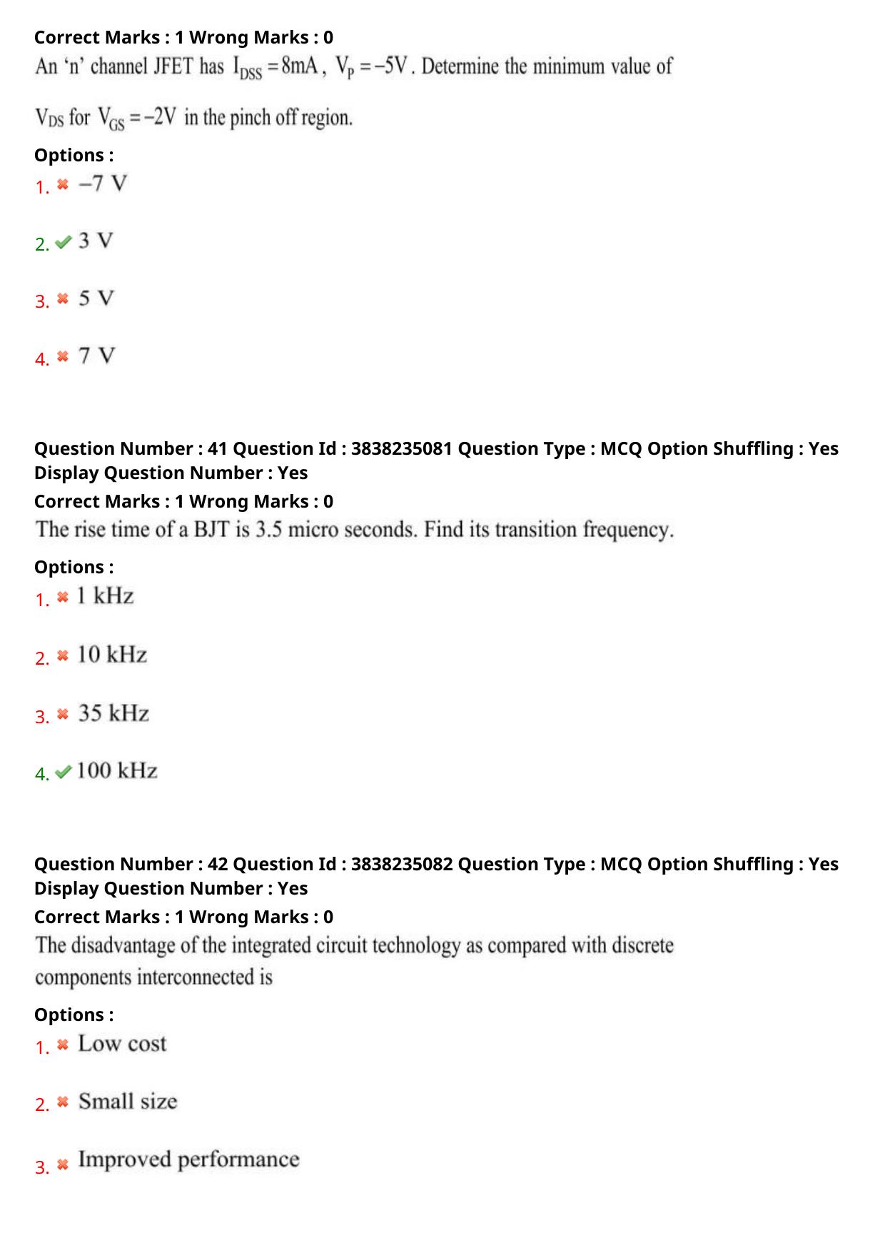 TS PGECET 2024: Electronics & Communication Engineering Question Papers with Answer - Page 19