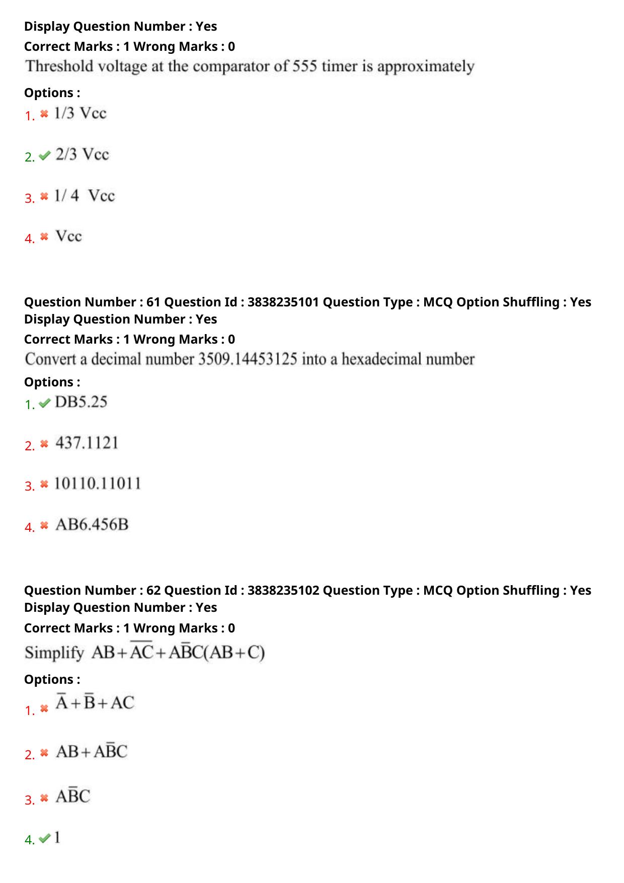 TS PGECET 2024: Electronics & Communication Engineering Question Papers with Answer - Page 27