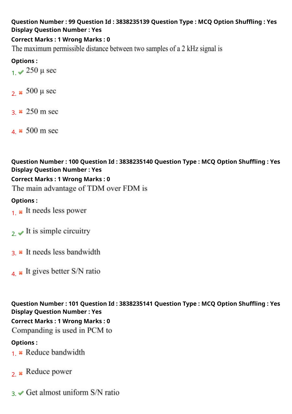 TS PGECET 2024: Electronics & Communication Engineering Question Papers with Answer - Page 42
