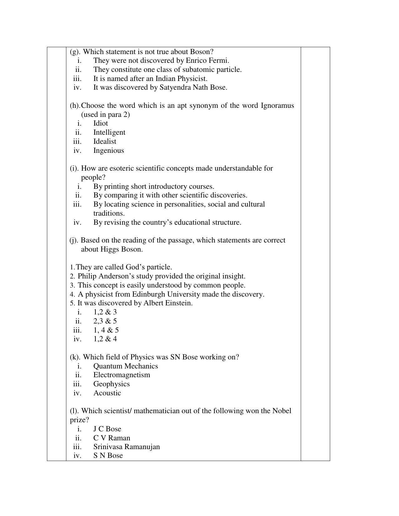 CBSE Class 12 English Elective Sample Paper 2023 - Page 3