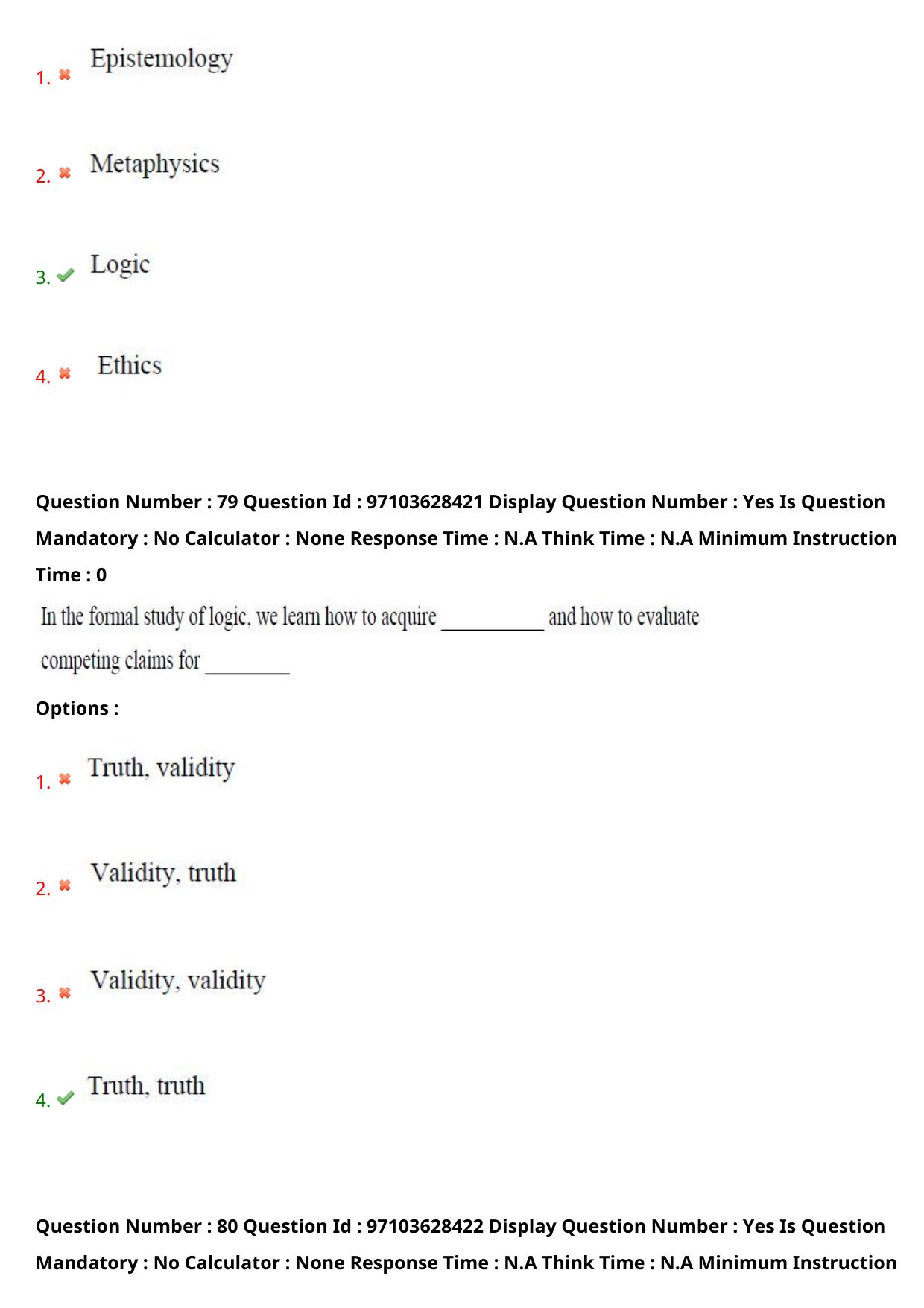 AP RCET 2024 Philosophy Question Paper - Page 50