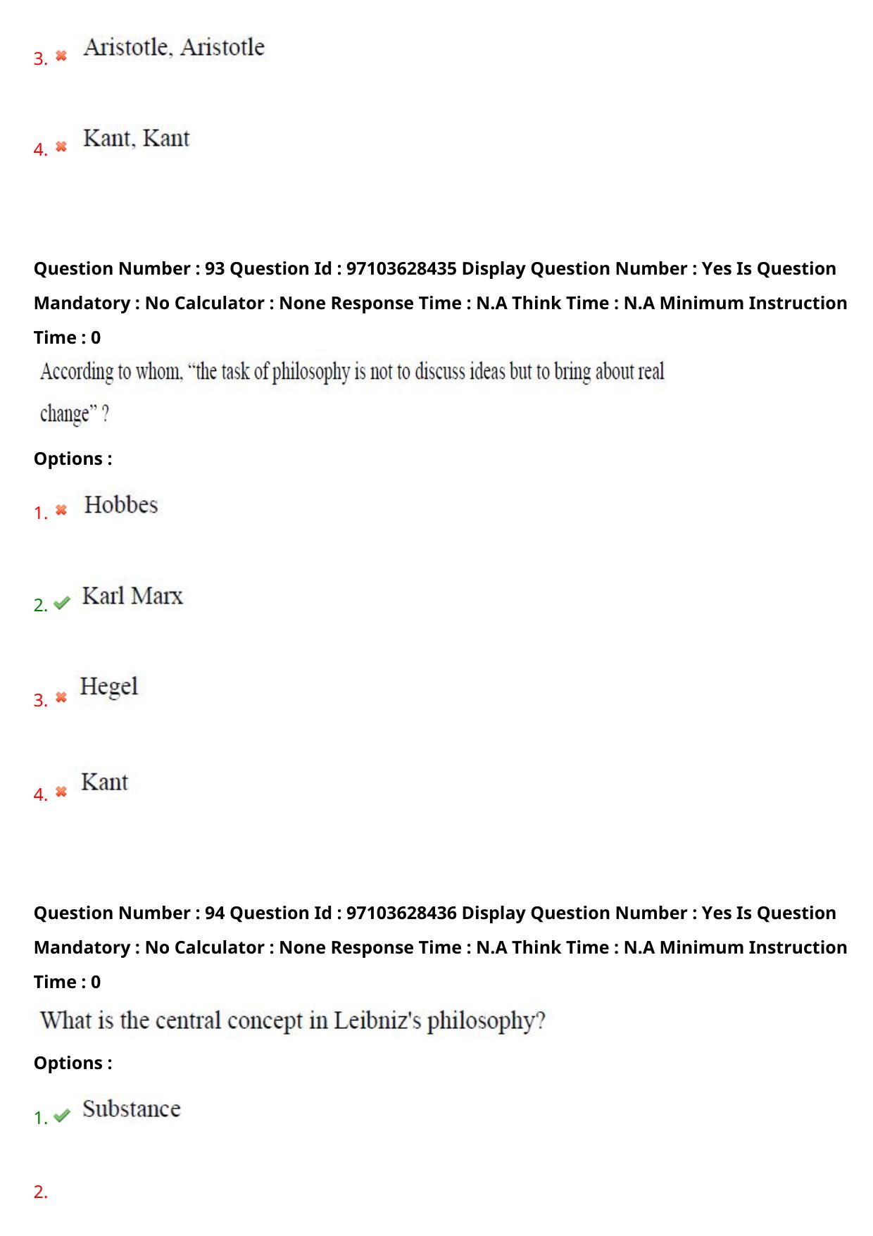 AP RCET 2024 Philosophy Question Paper - Page 58