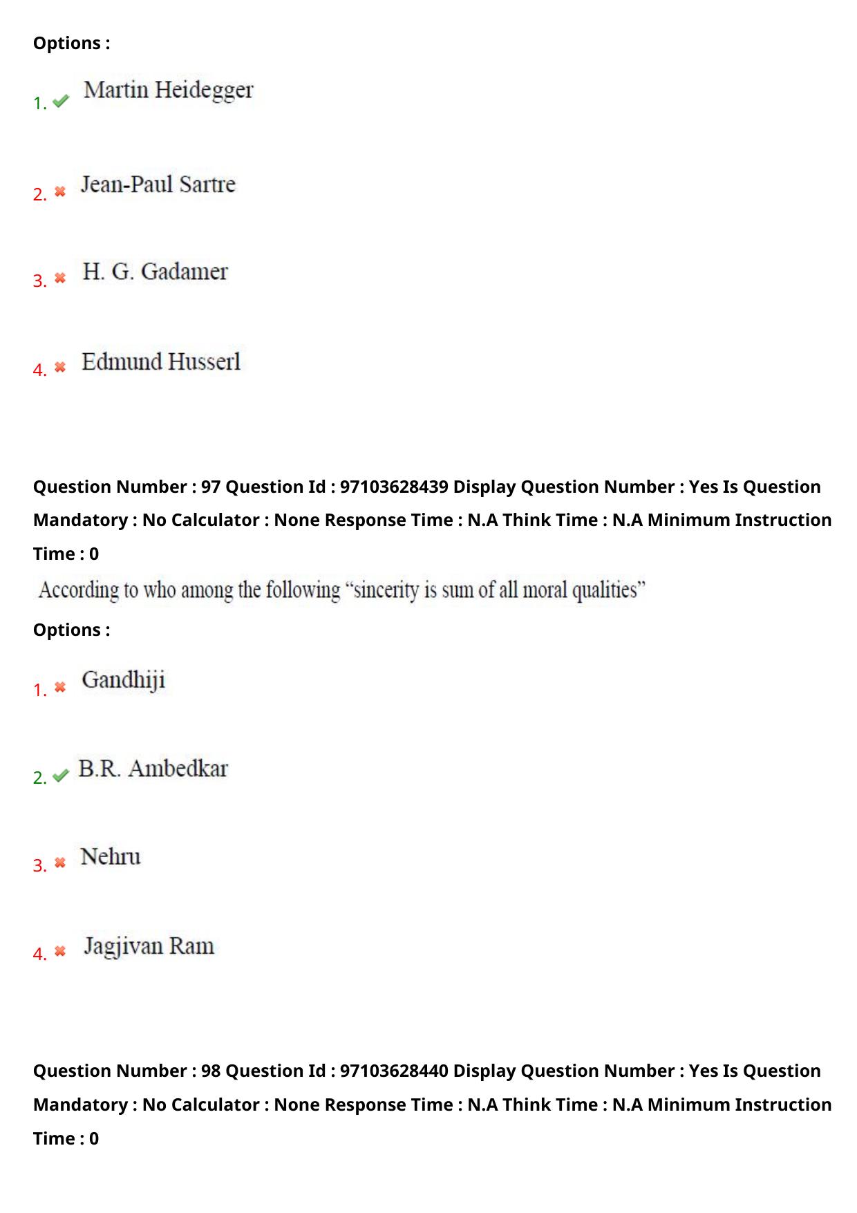 AP RCET 2024 Philosophy Question Paper - Page 60