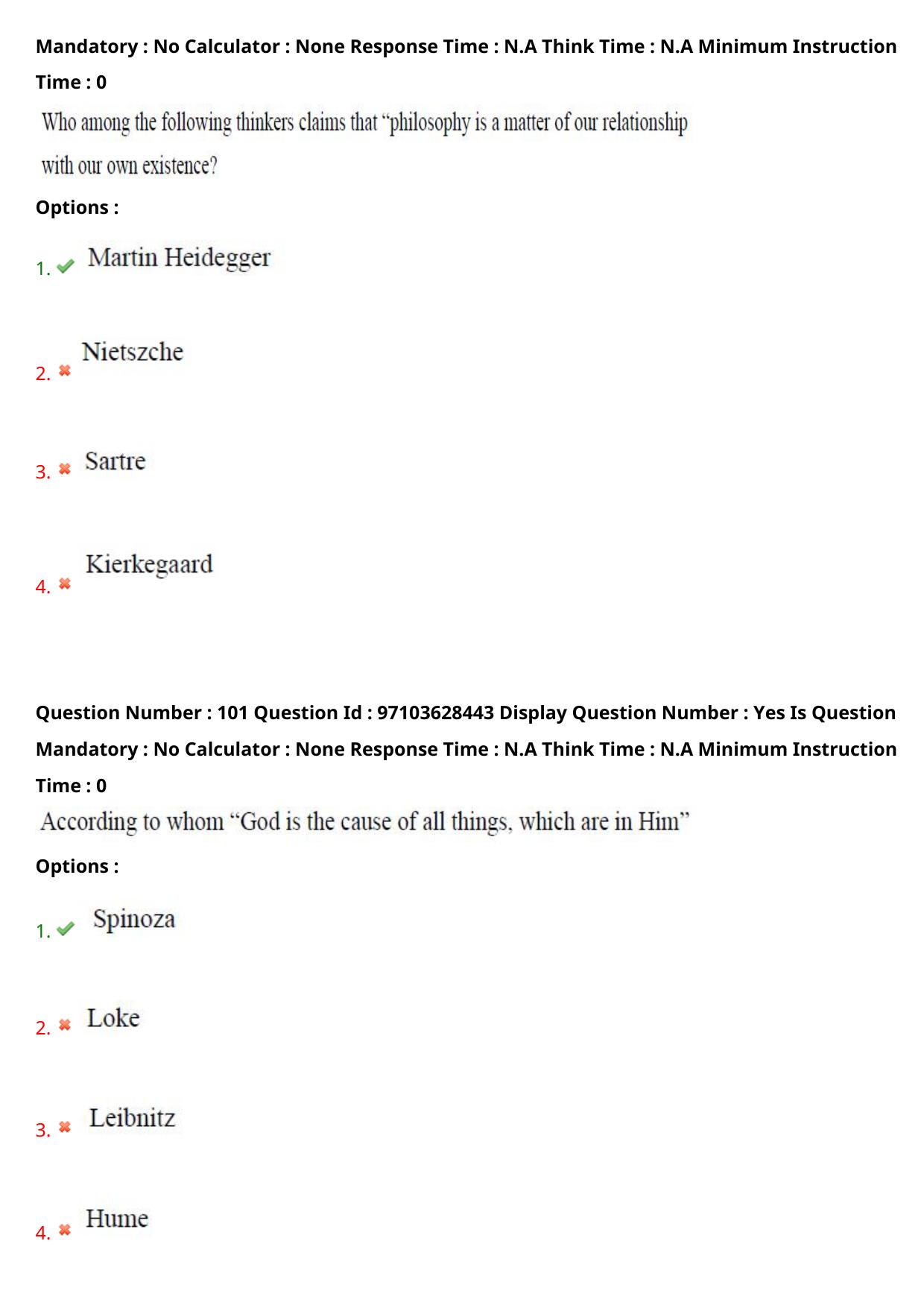 AP RCET 2024 Philosophy Question Paper - Page 62