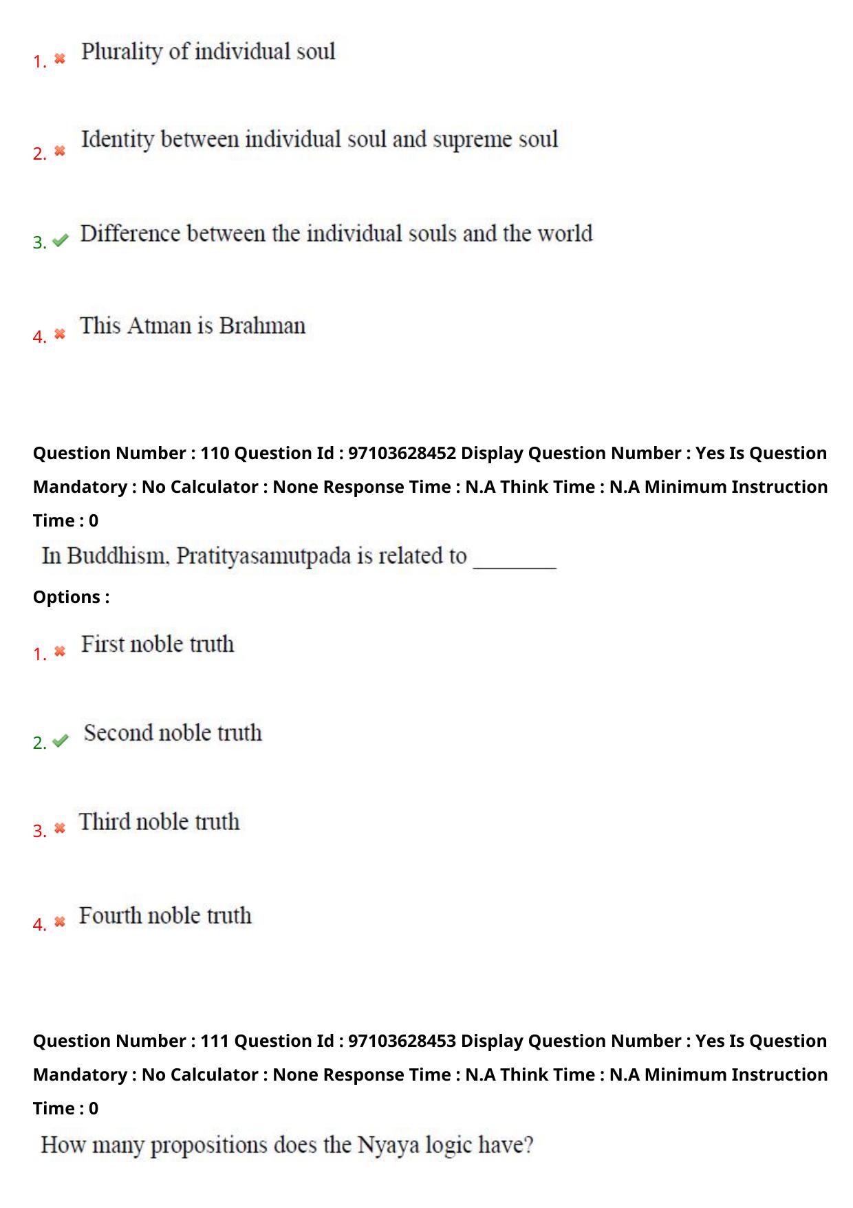 AP RCET 2024 Philosophy Question Paper - Page 67