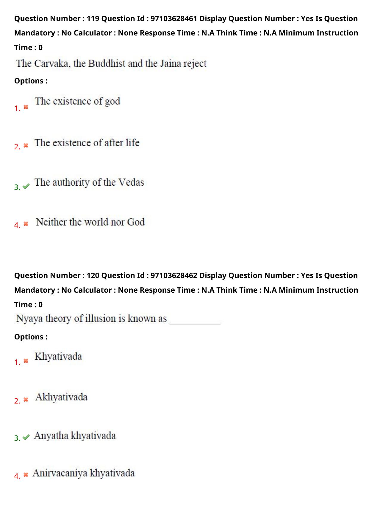 AP RCET 2024 Philosophy Question Paper - Page 72