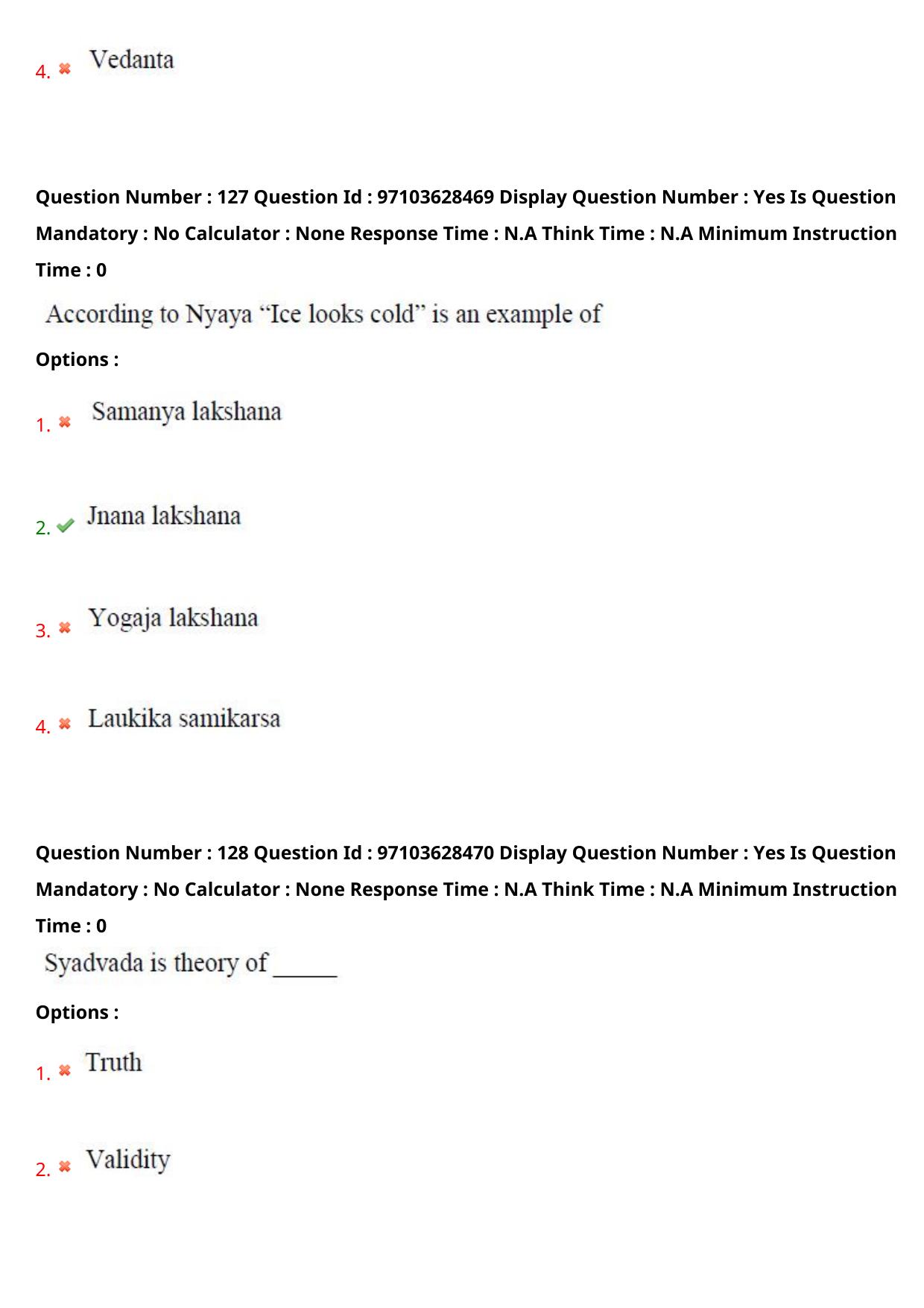 AP RCET 2024 Philosophy Question Paper - Page 76
