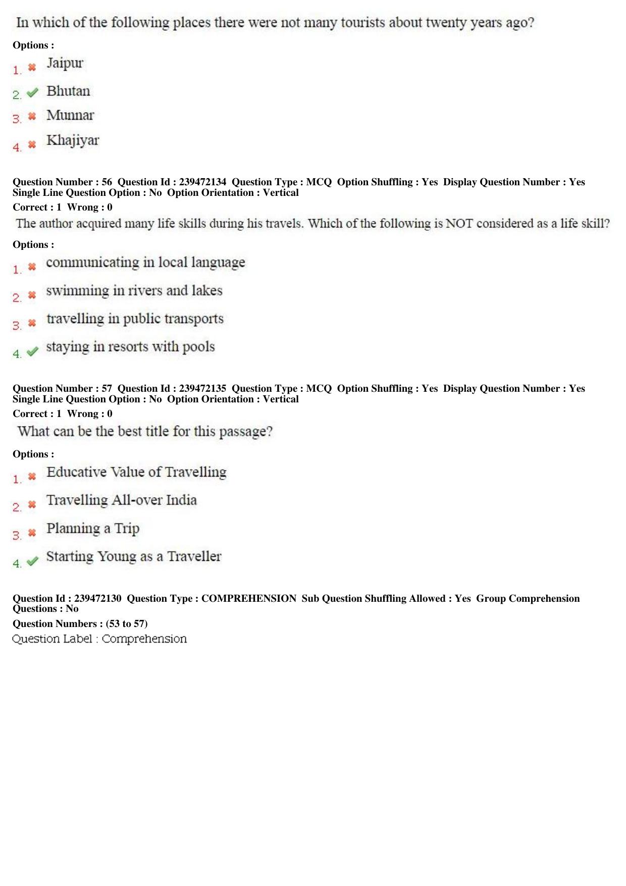 MP CPCT 18th Sept 2016 CPCT Question Paper Shift 1 - Page 30