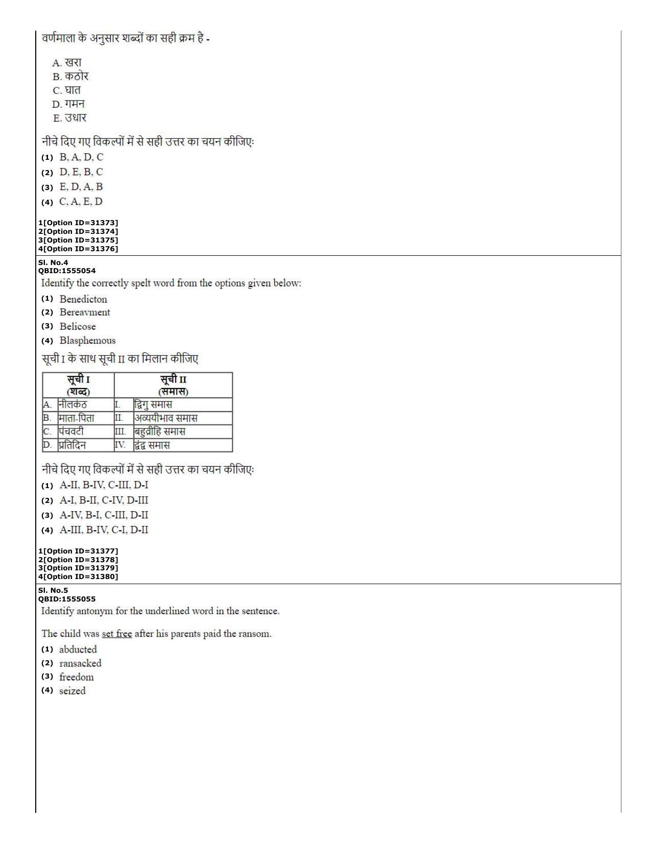 CUET (PG) 2022: PGQP-60 Prakrit (10-09-2022) Question Paper - Page 2