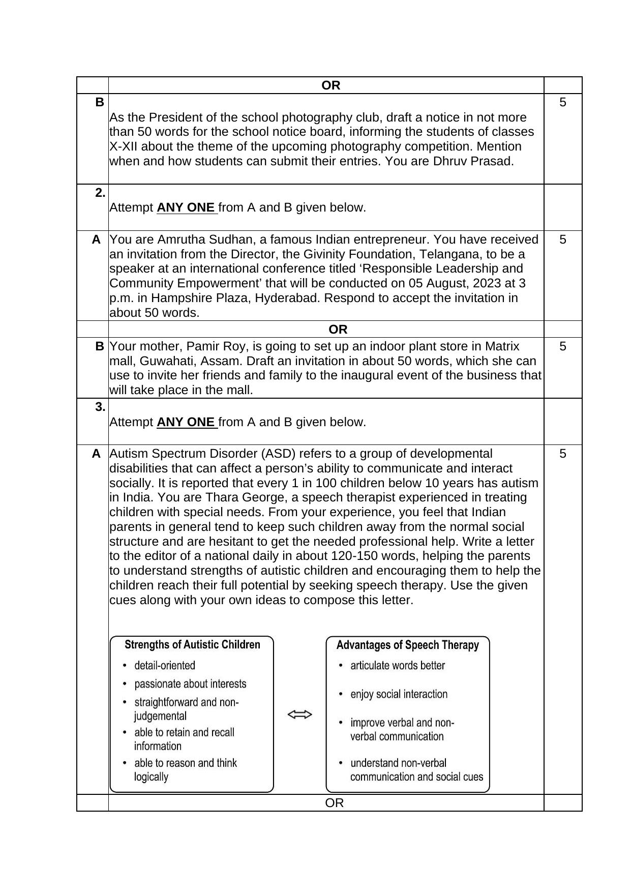 CBSE Class 12 English Core Practice Questions 2022-23 - Page 8