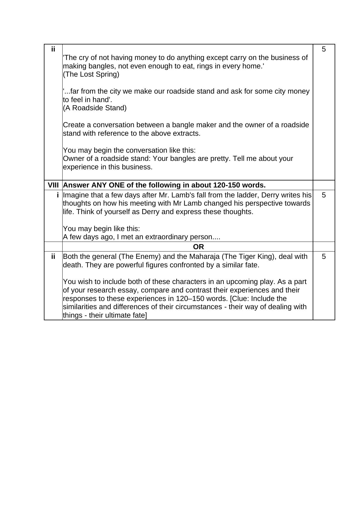 CBSE Class 12 English Core Practice Questions 2022-23 - Page 18
