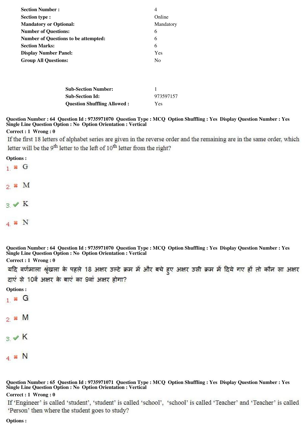 MP CPCT 12th Aug 2017 English Question Paper Shift 2 - Page 47