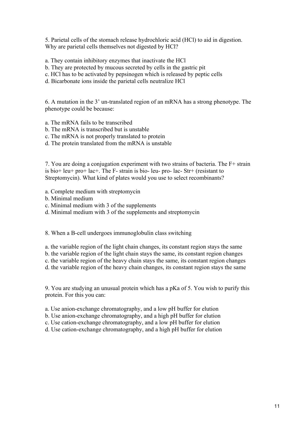 JGEEBILS Biology Question Paper 2016 - Page 12