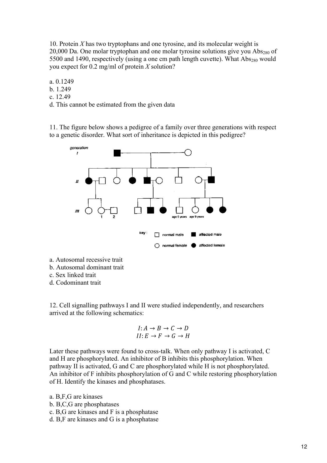 JGEEBILS Biology Question Paper 2016 - Page 13
