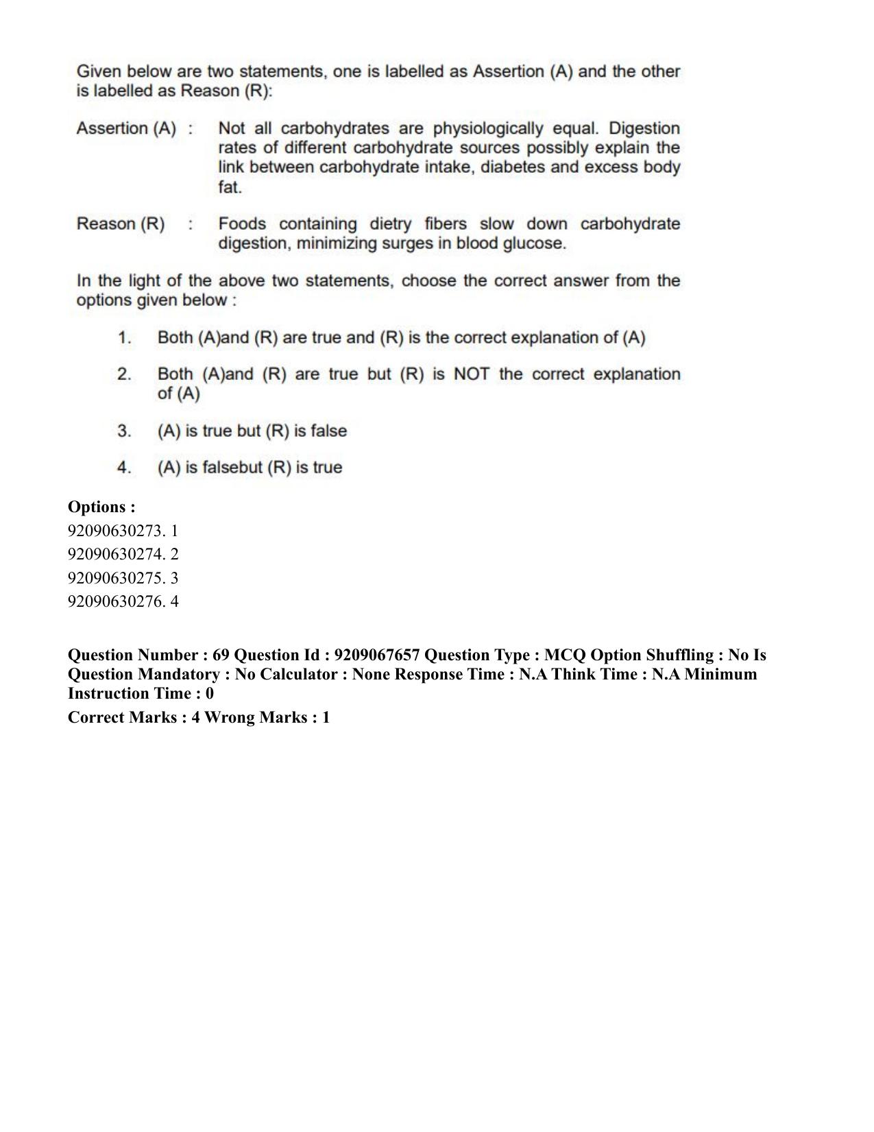 CUET PG 2023: COQP18 – Physical Education (Hindi)-Shift 3 (08-06-2023) Question Paper - Page 63