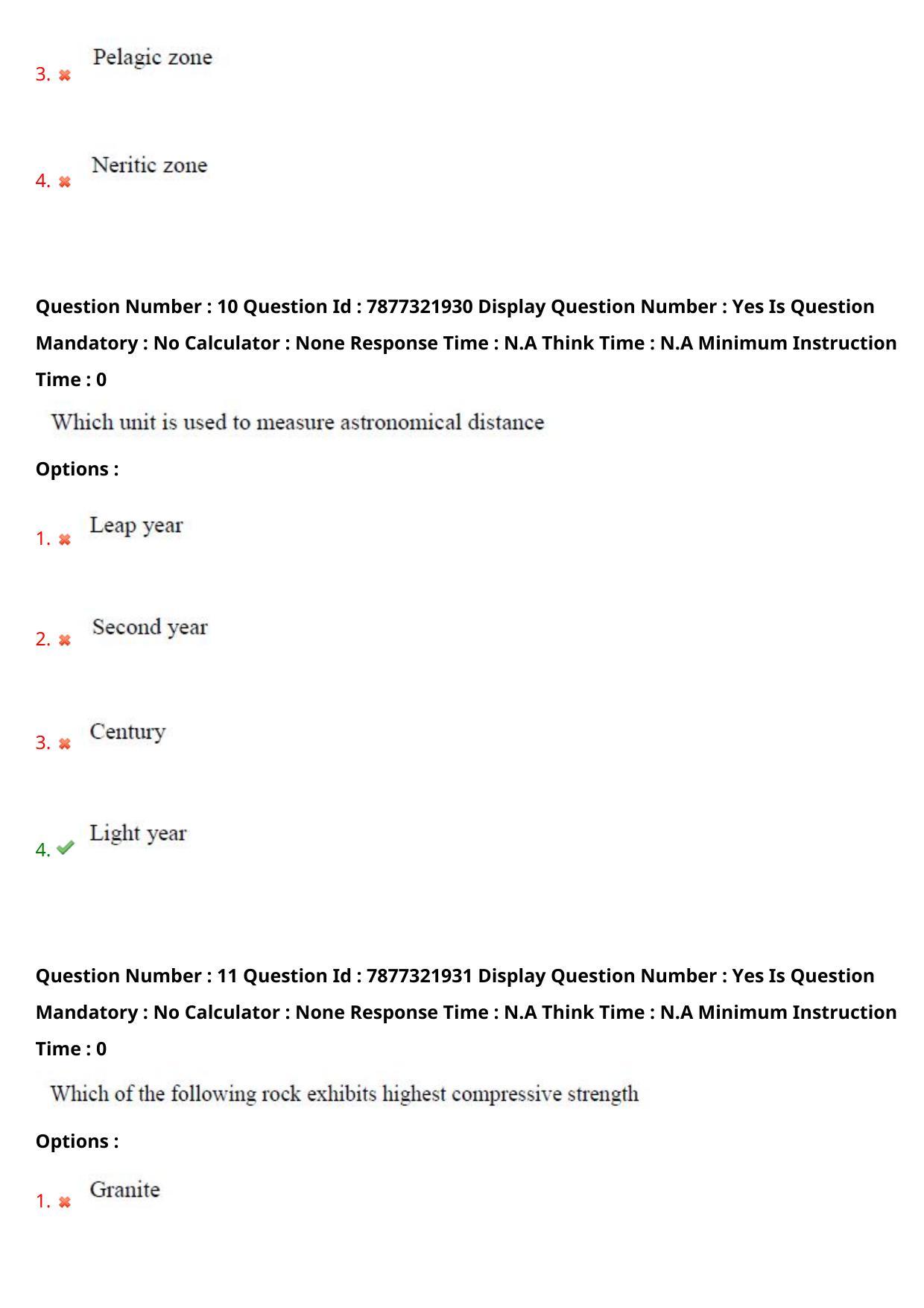 AP PGECET 2023 GG - GEO ENGINEERING & GEO INFORMATICS Question Paper with Preliminary Key - Page 8