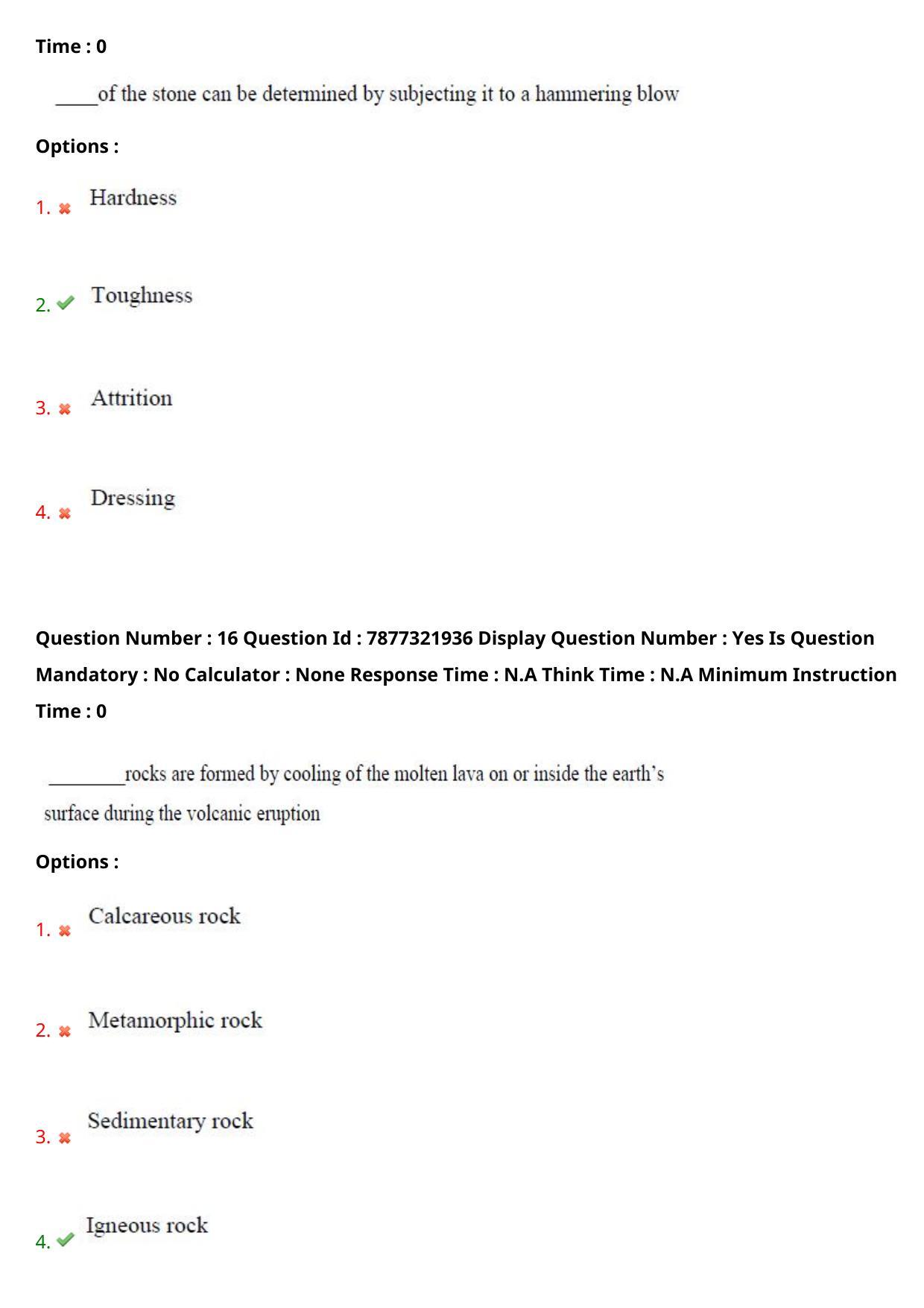 AP PGECET 2023 GG - GEO ENGINEERING & GEO INFORMATICS Question Paper with Preliminary Key - Page 11
