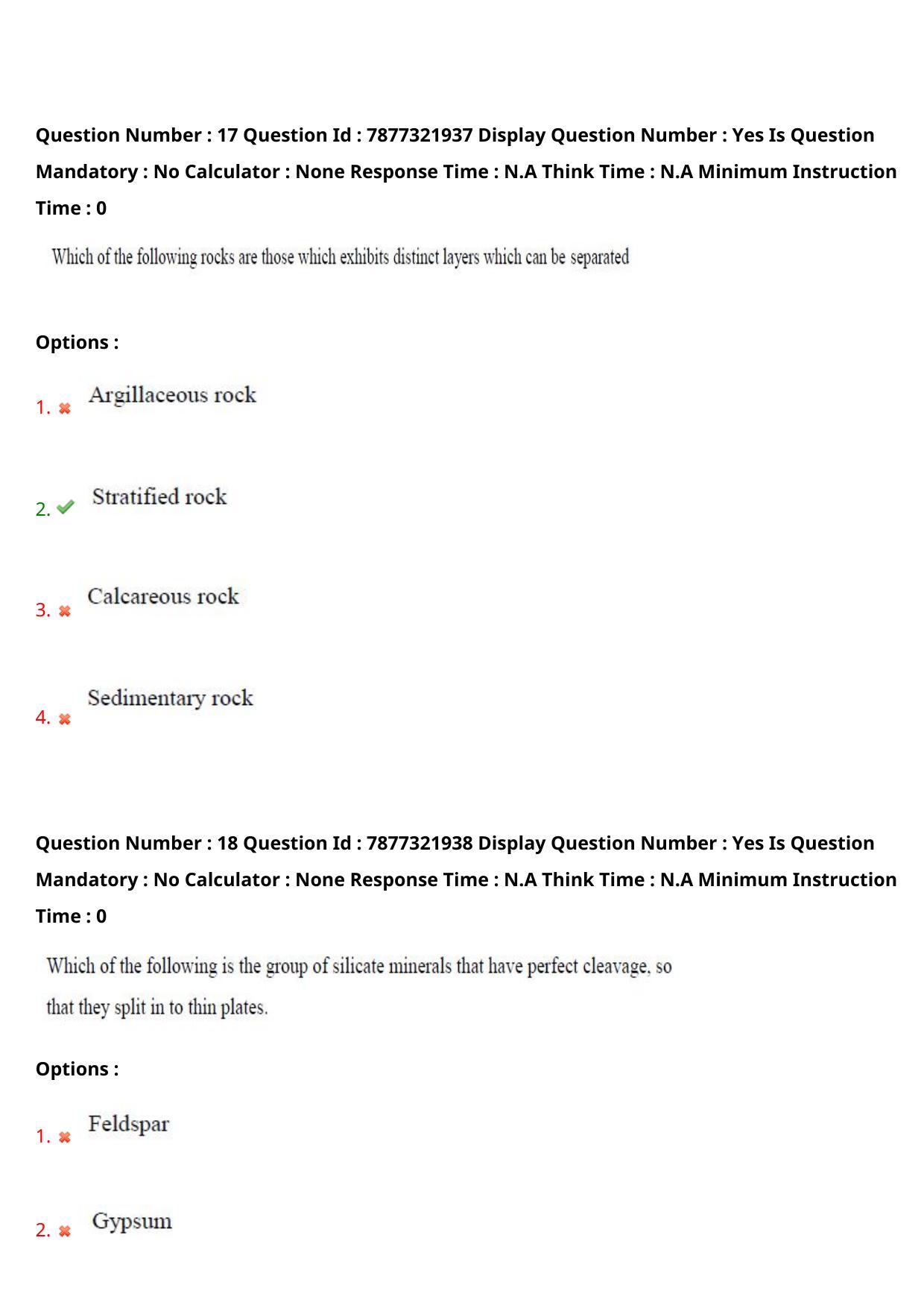 AP PGECET 2023 GG - GEO ENGINEERING & GEO INFORMATICS Question Paper with Preliminary Key - Page 12