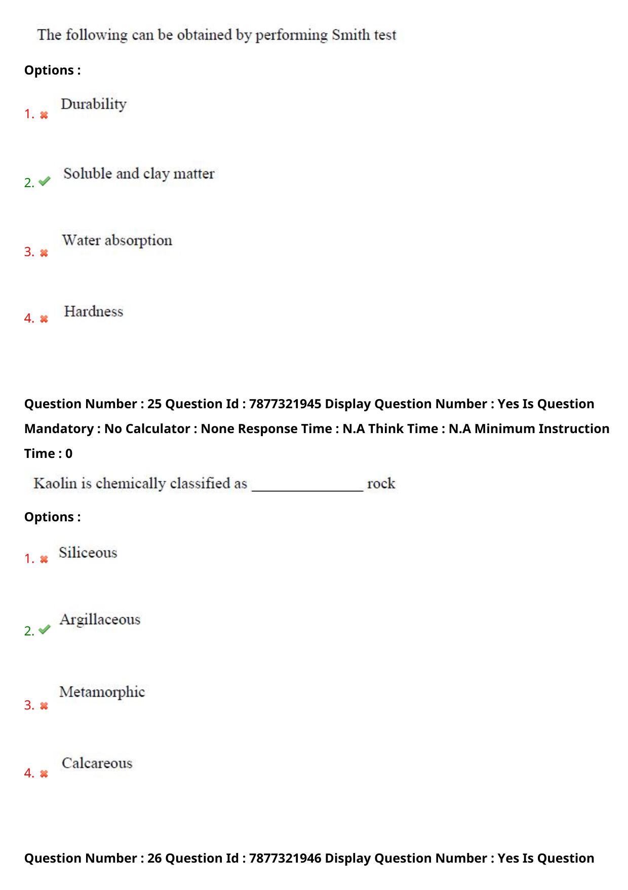 AP PGECET 2023 GG - GEO ENGINEERING & GEO INFORMATICS Question Paper with Preliminary Key - Page 16