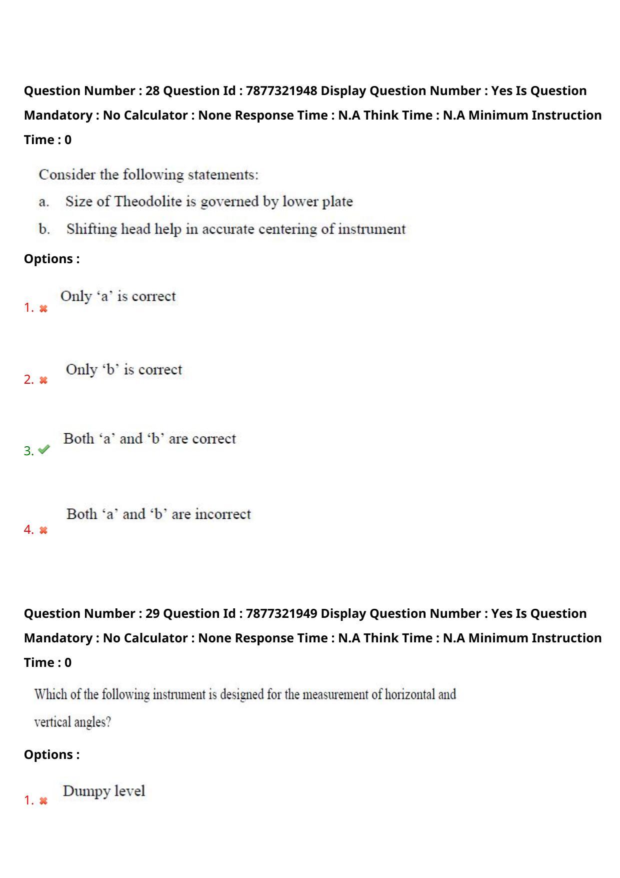 AP PGECET 2023 GG - GEO ENGINEERING & GEO INFORMATICS Question Paper with Preliminary Key - Page 18