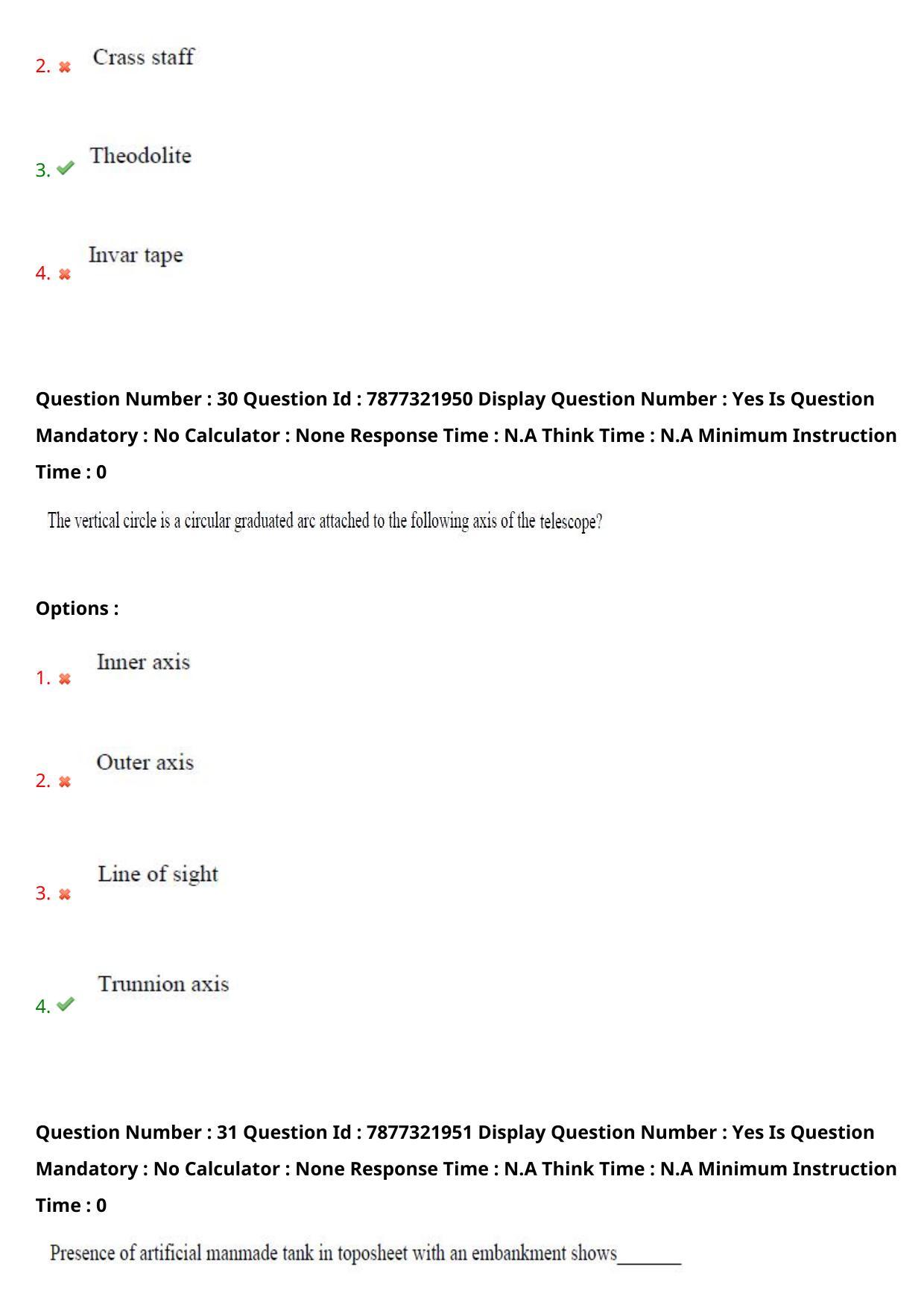 AP PGECET 2023 GG - GEO ENGINEERING & GEO INFORMATICS Question Paper with Preliminary Key - Page 19