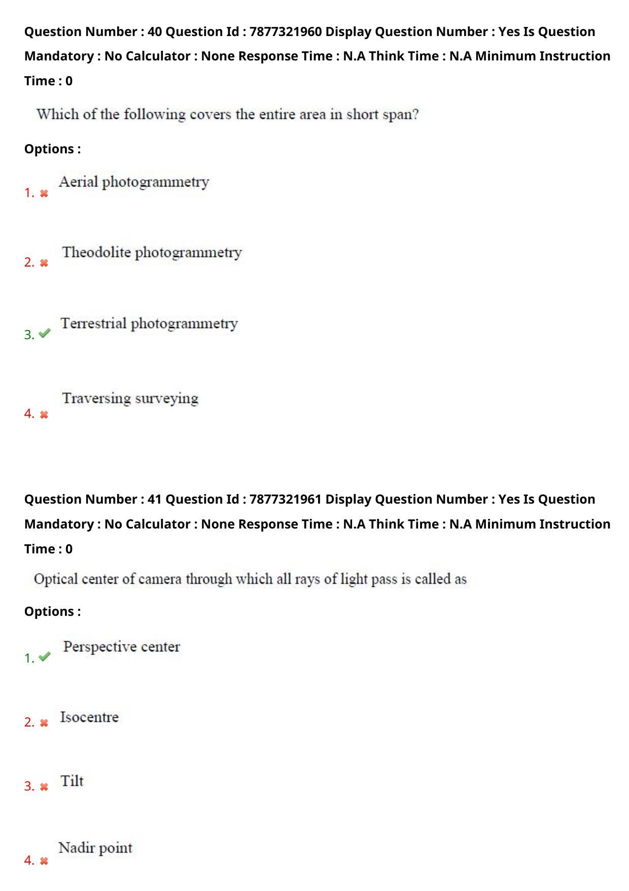 AP PGECET 2023 GG - GEO ENGINEERING & GEO INFORMATICS Question Paper with Preliminary Key - Page 25