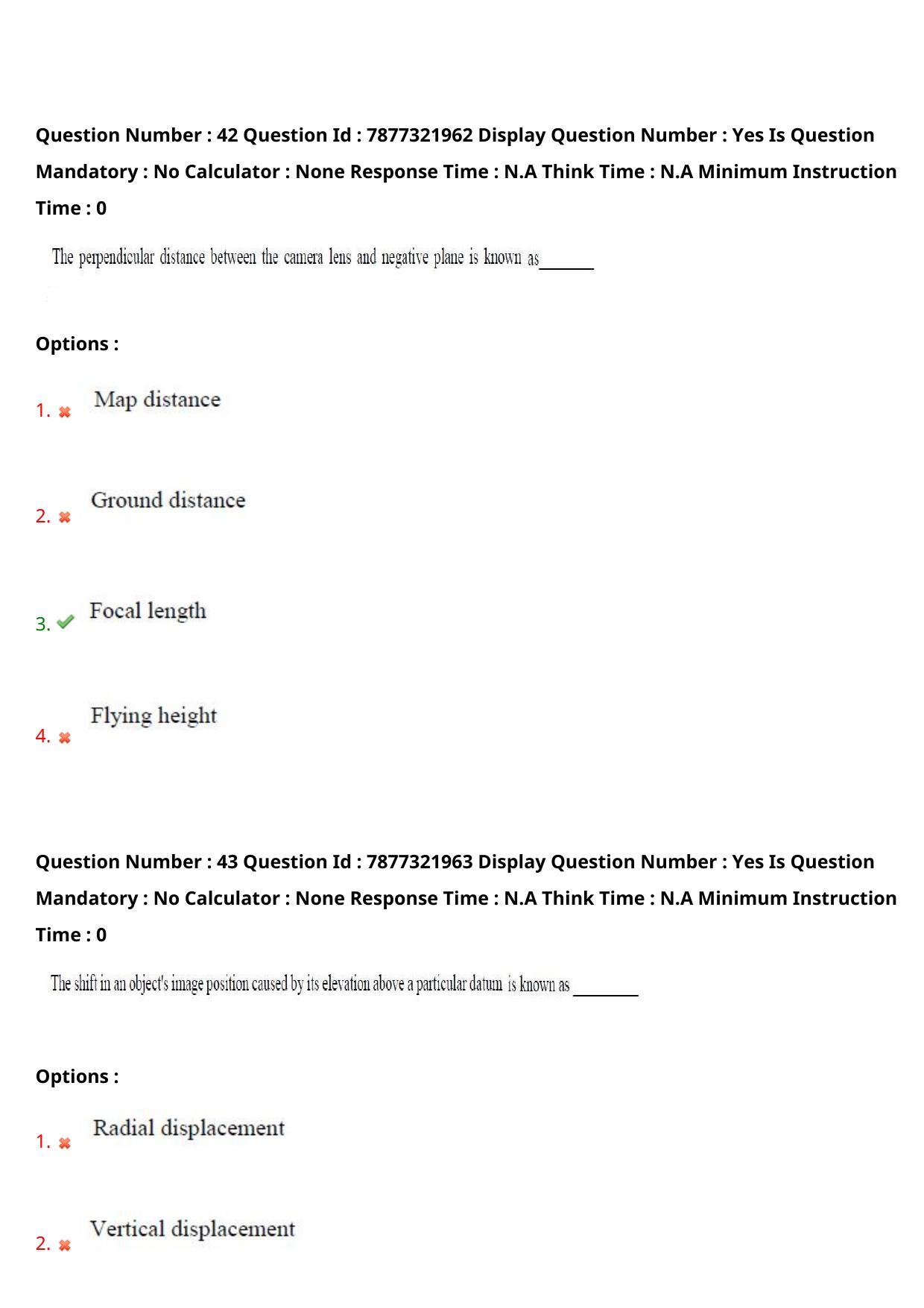 AP PGECET 2023 GG - GEO ENGINEERING & GEO INFORMATICS Question Paper with Preliminary Key - Page 26