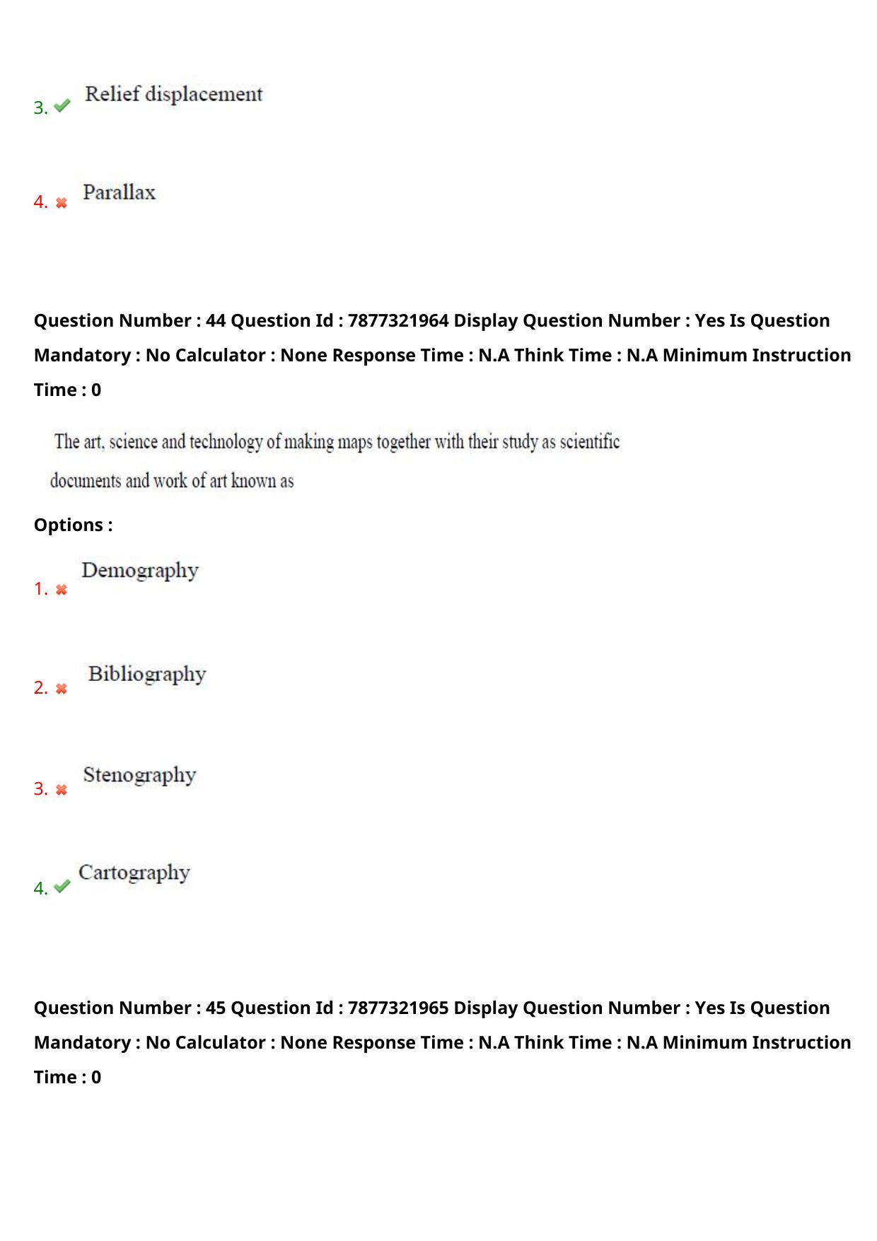 AP PGECET 2023 GG - GEO ENGINEERING & GEO INFORMATICS Question Paper with Preliminary Key - Page 27