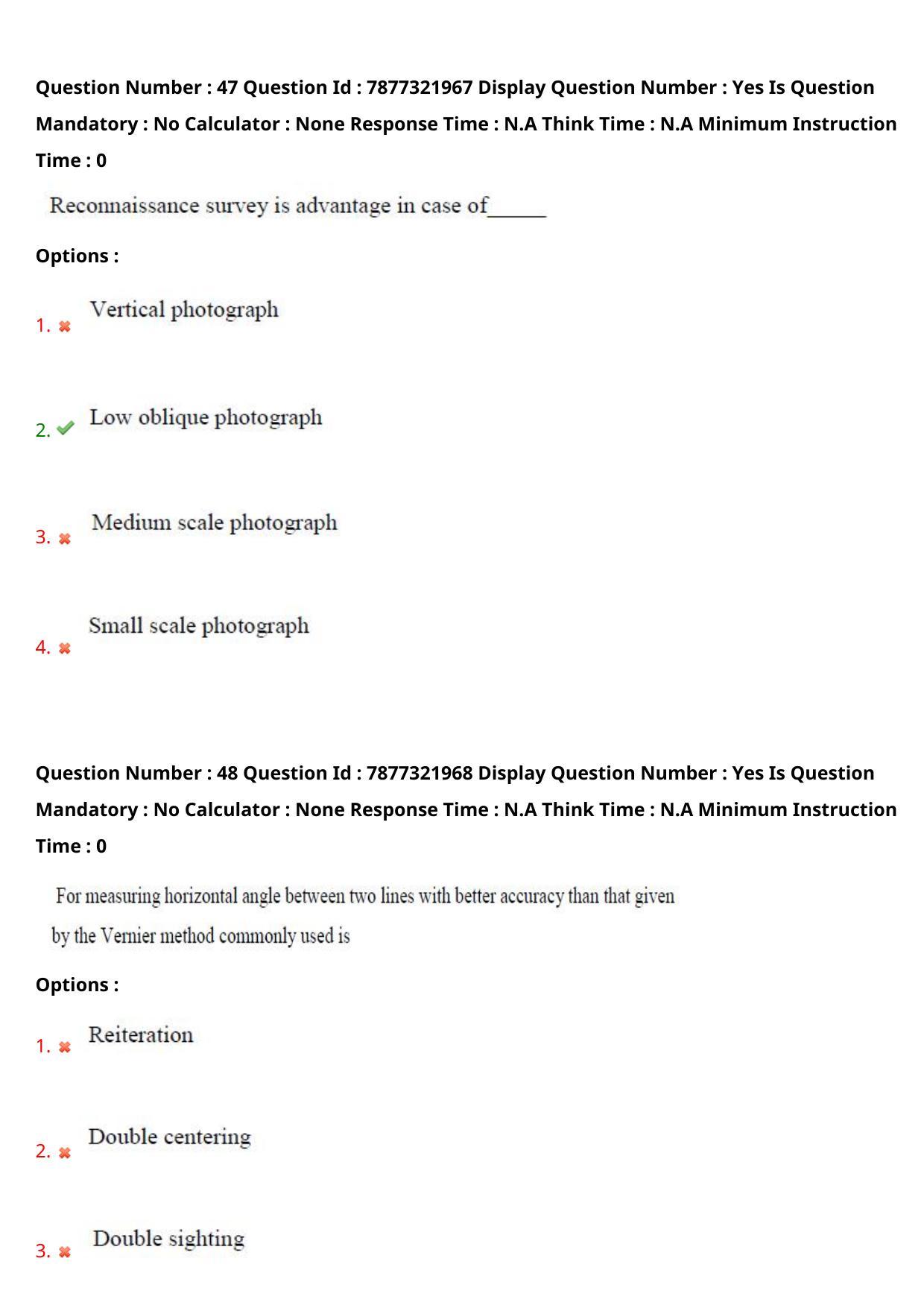 AP PGECET 2023 GG - GEO ENGINEERING & GEO INFORMATICS Question Paper with Preliminary Key - Page 29