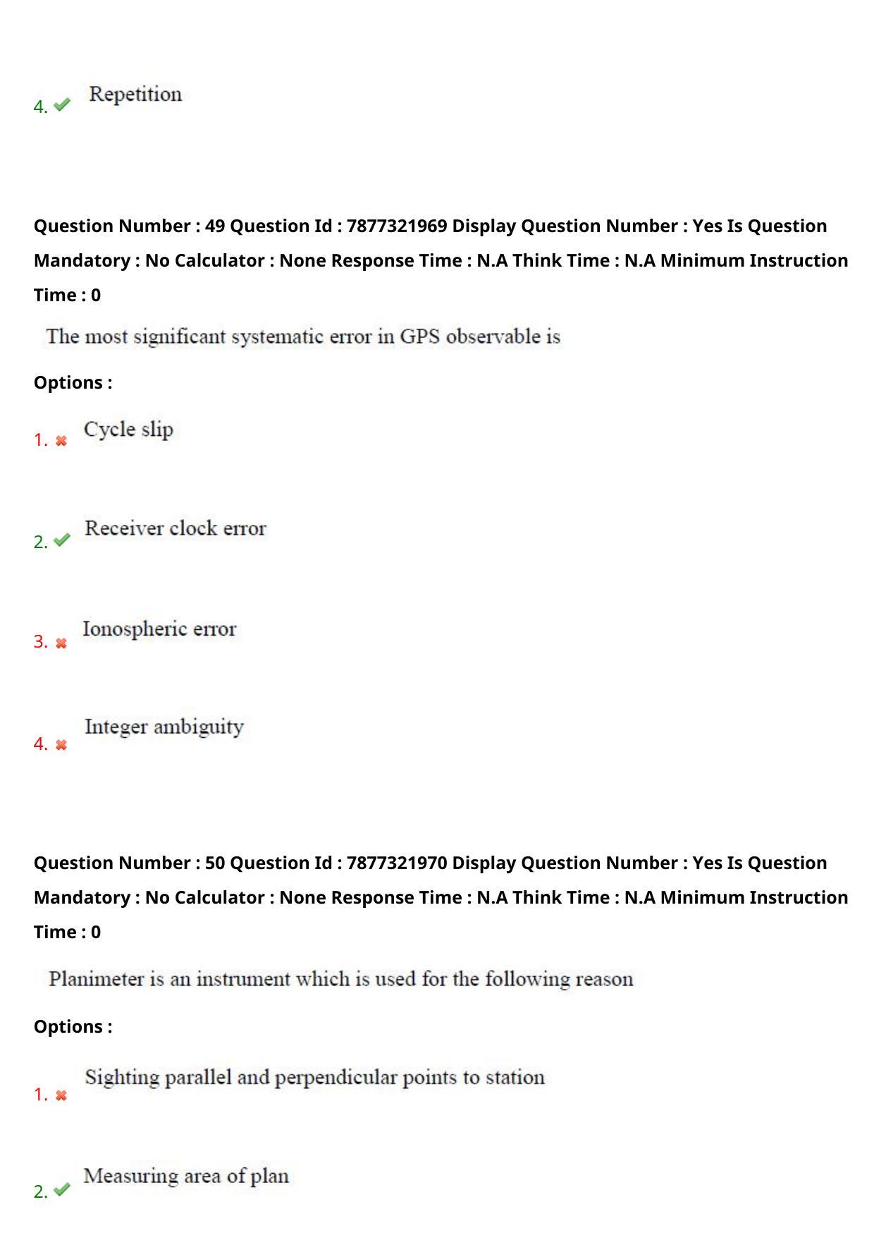 AP PGECET 2023 GG - GEO ENGINEERING & GEO INFORMATICS Question Paper with Preliminary Key - Page 30