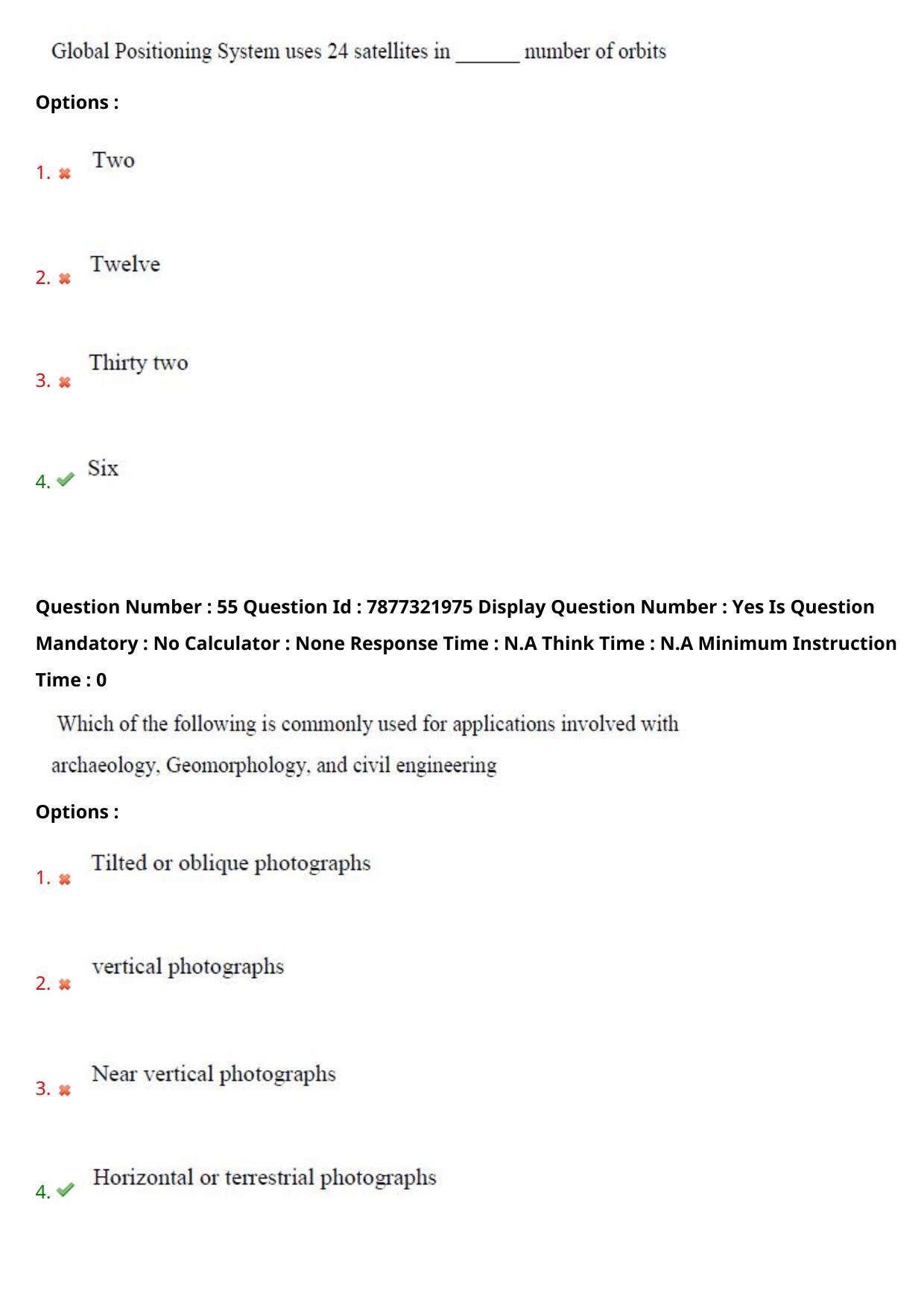 AP PGECET 2023 GG - GEO ENGINEERING & GEO INFORMATICS Question Paper with Preliminary Key - Page 33