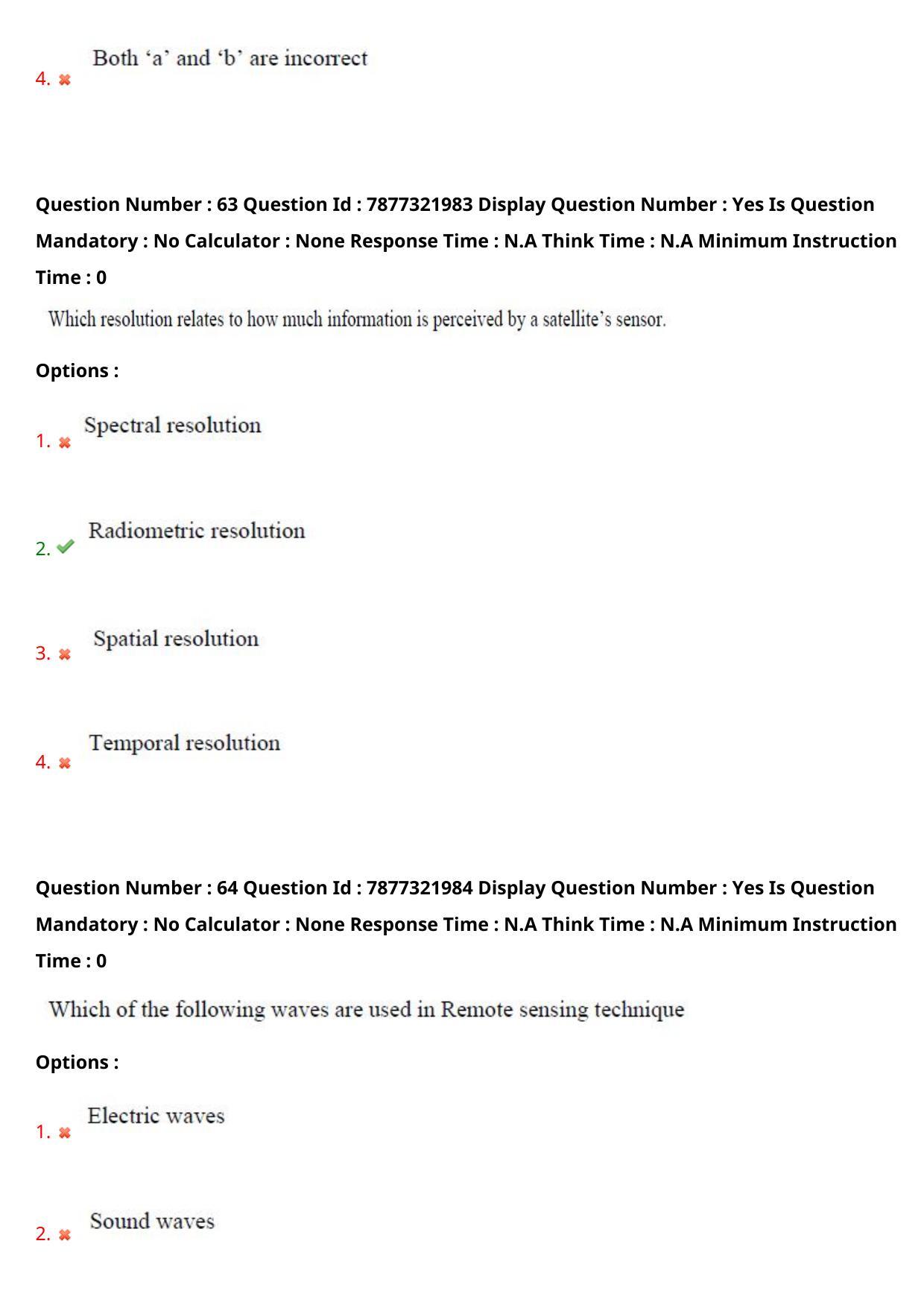 AP PGECET 2023 GG - GEO ENGINEERING & GEO INFORMATICS Question Paper with Preliminary Key - Page 38