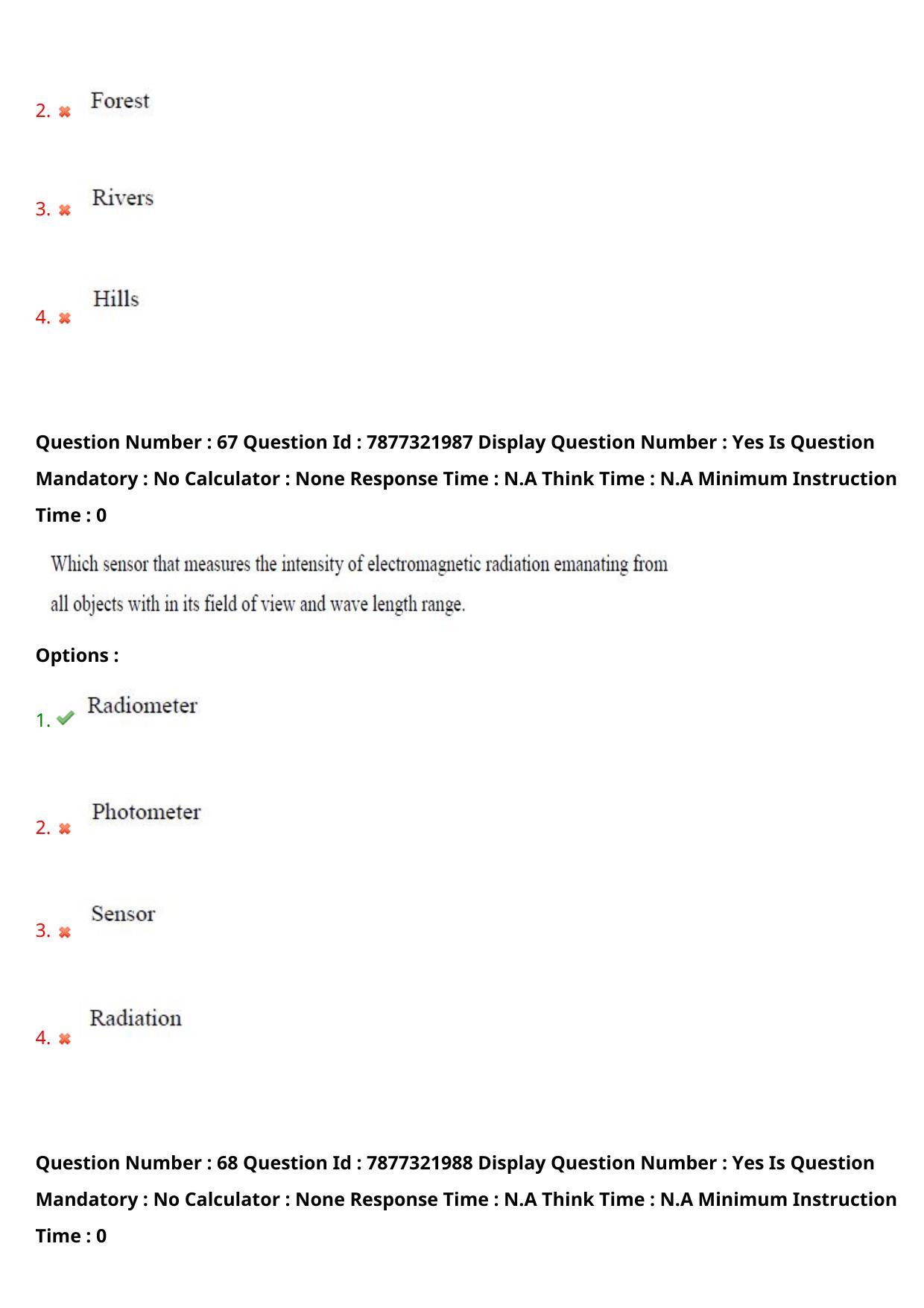AP PGECET 2023 GG - GEO ENGINEERING & GEO INFORMATICS Question Paper with Preliminary Key - Page 40